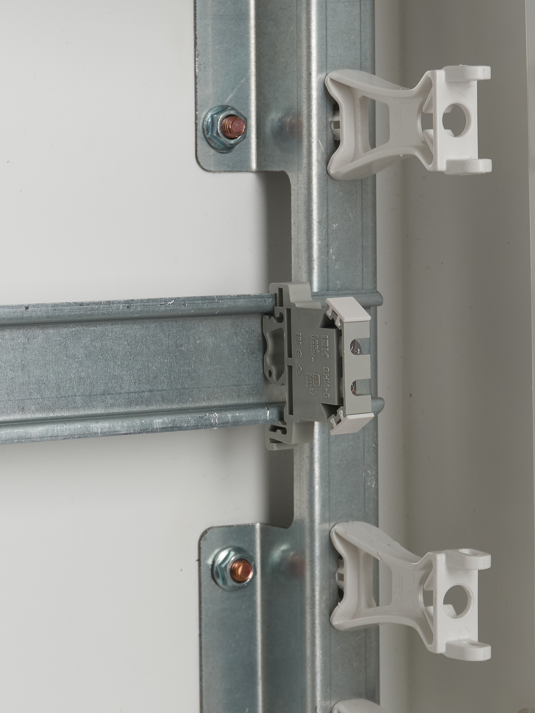 Зажим наборный ЗНИ-6мм2 (JXB50А) серый IEK