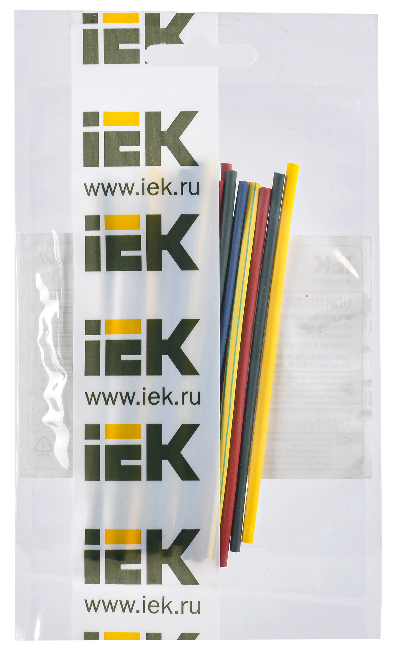 Набор ТТУ нг-LS 2/1мм L=100мм 7 цветов (21шт/упак) IEK