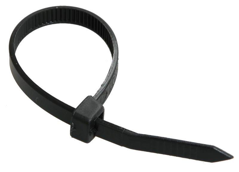 Хомут 2,5х100мм нейлон черный (100шт) IEK