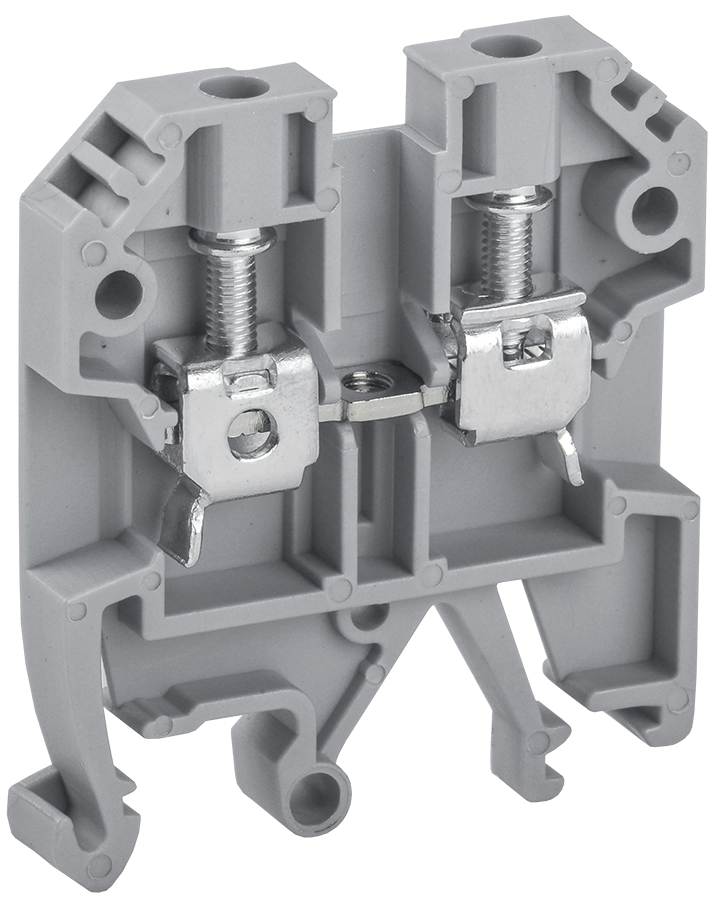 Клемма винтовая КВИ-4мм2 серая IEK