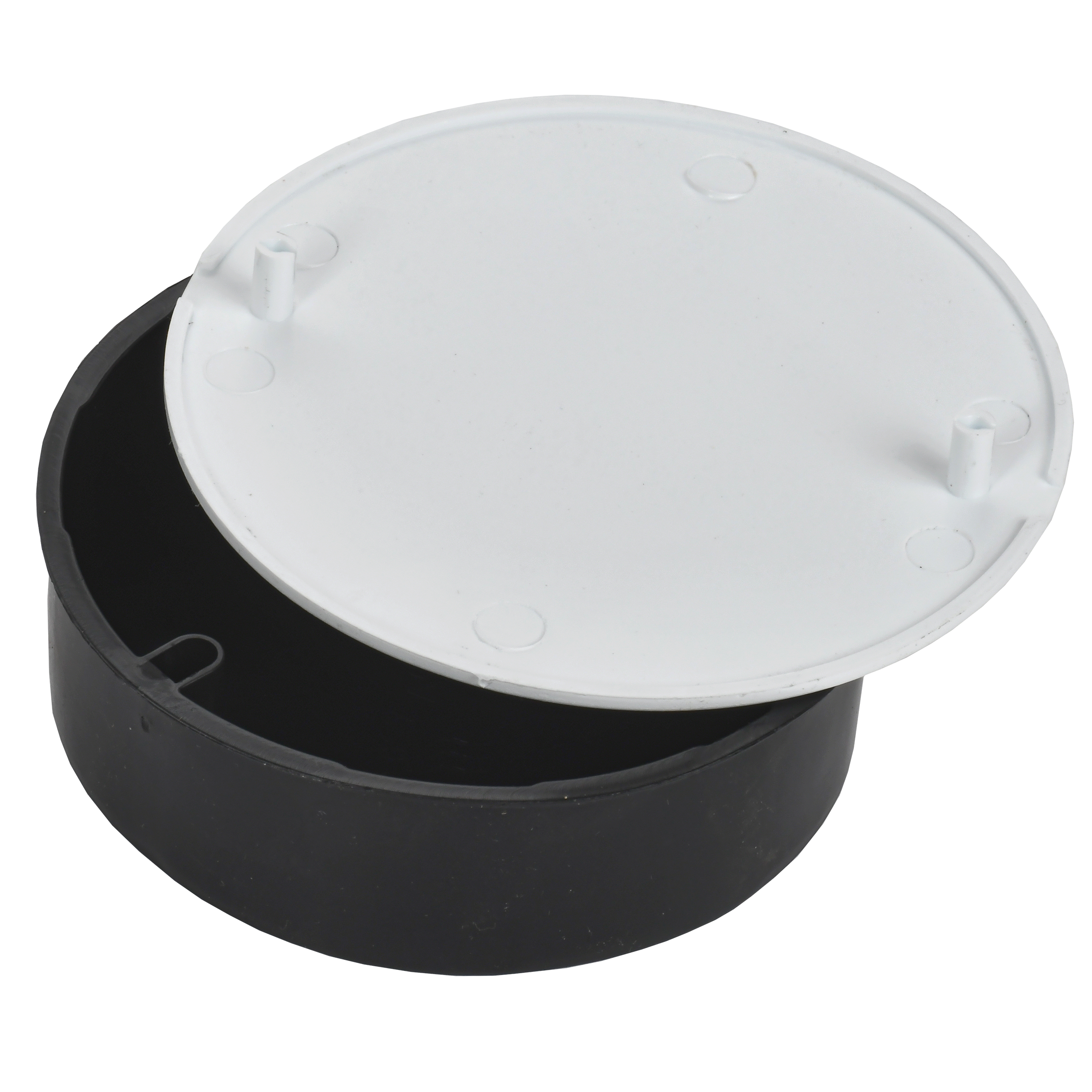 Коробка распаячная У192 D=93х30мм для твердых стен (с крышкой) IEK