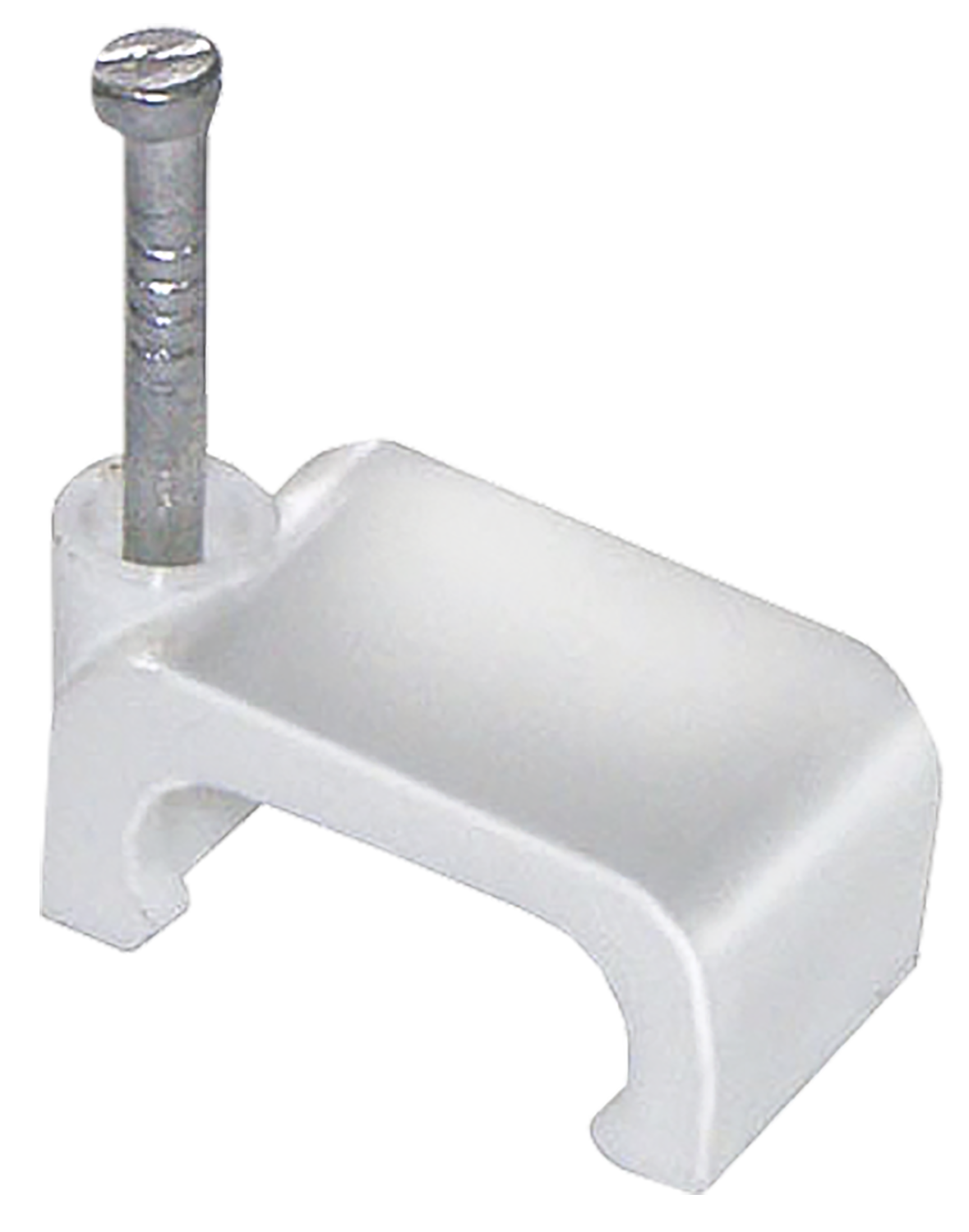 Скоба 9мм плоская пластиковая (20шт) IEK