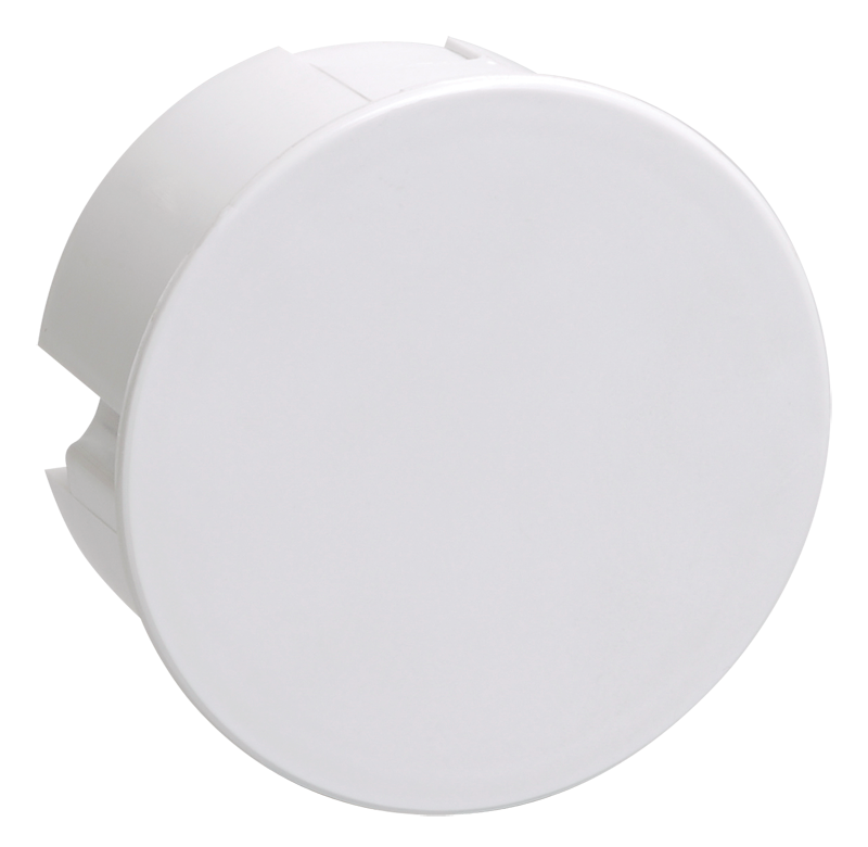 Коробка распаячная КМ41004 для твердых стен безгалогенная (HF) D=80х40мм с крышкой IEK