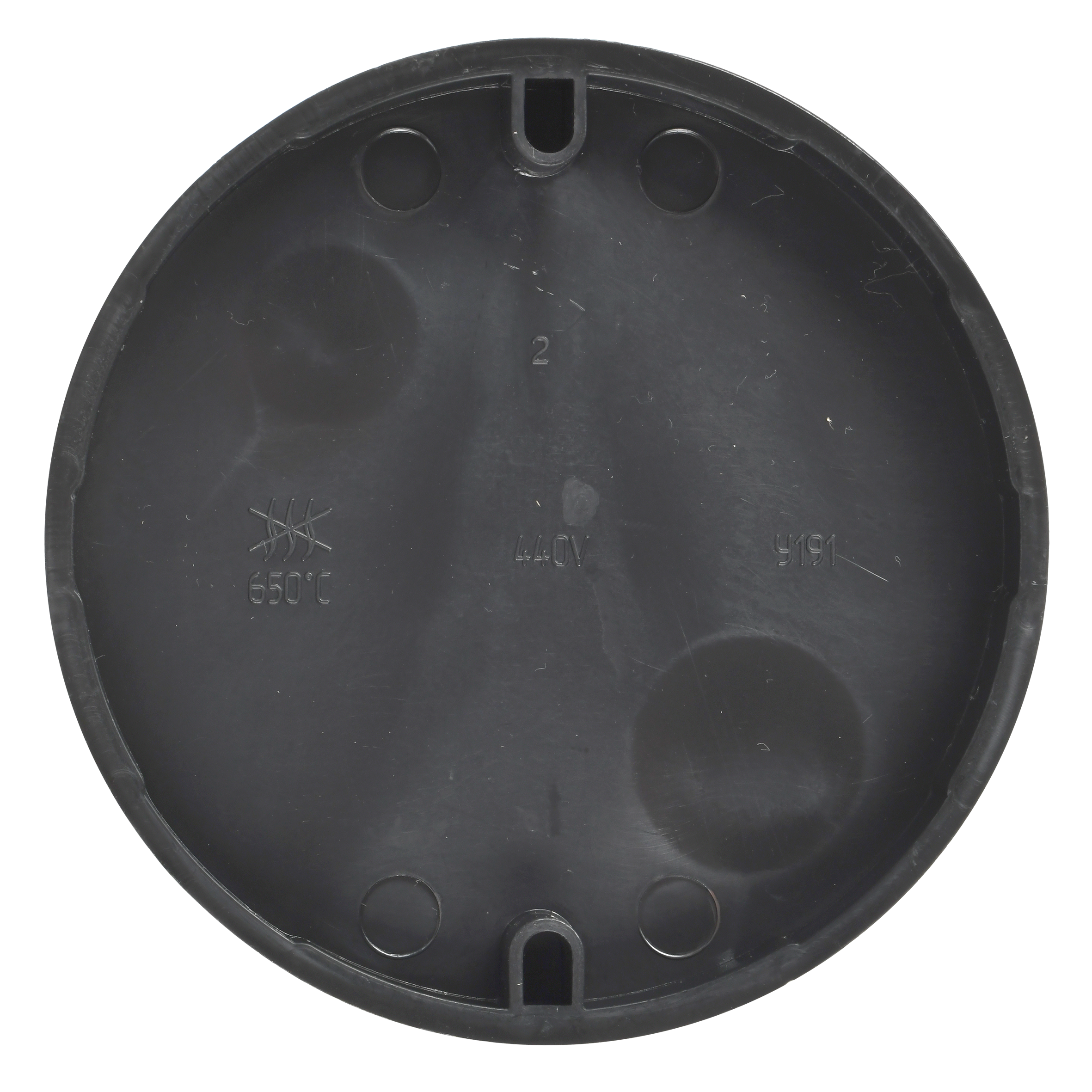 Коробка распаячная У191 D=93х15мм для твердых стен (с крышкой) IEK