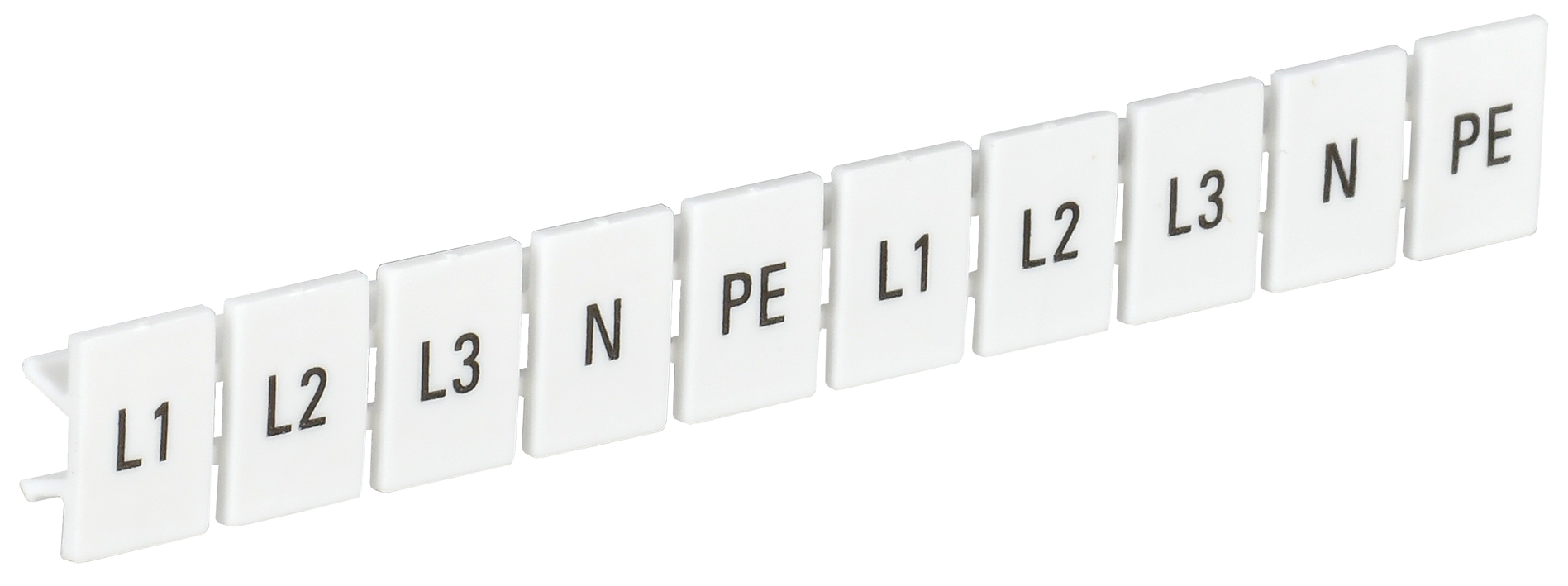 Маркеры для КПИ-6мм2 с символами "L1, L2, L3, N, PE" IEK