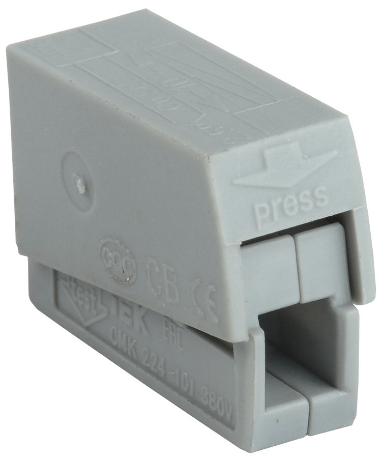 Строительно-монтажная клемма СМК 224-101 для светильников IEK