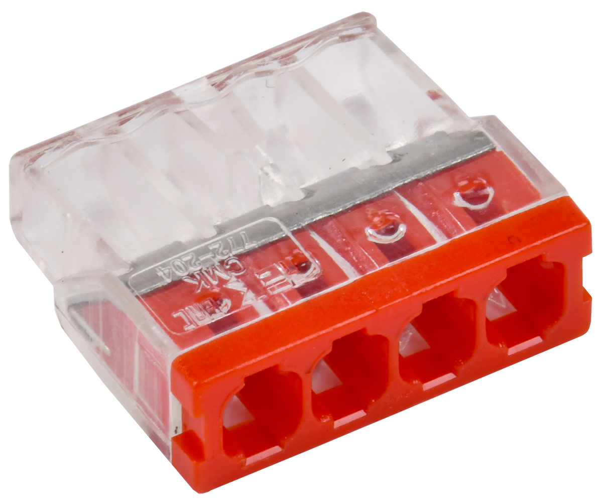 Строительно-монтажная клемма СМК 772-204 компактная IEK