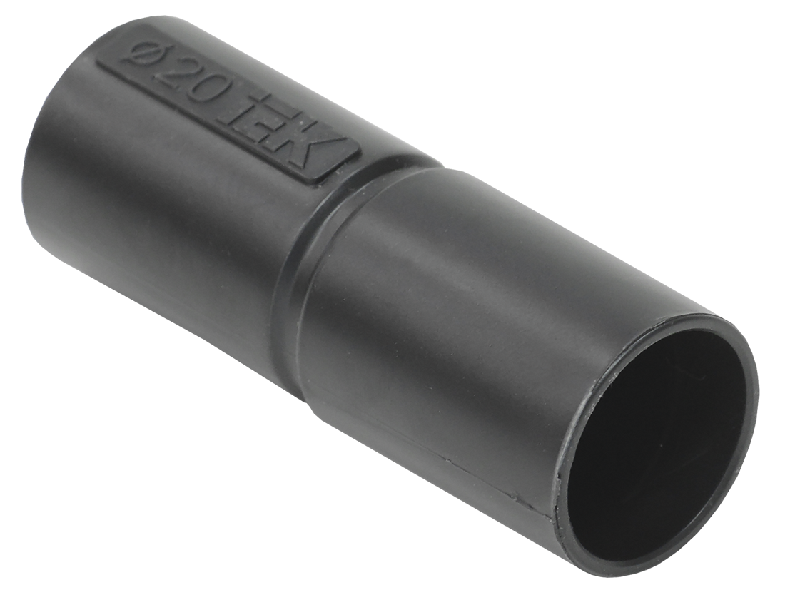 ELASTA Муфта труба-труба GI20G черная IEK