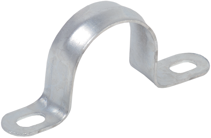 ELASTA Скоба металлическая двухлапковая d=19-20мм с крепежным отверстием 6х4 IEK