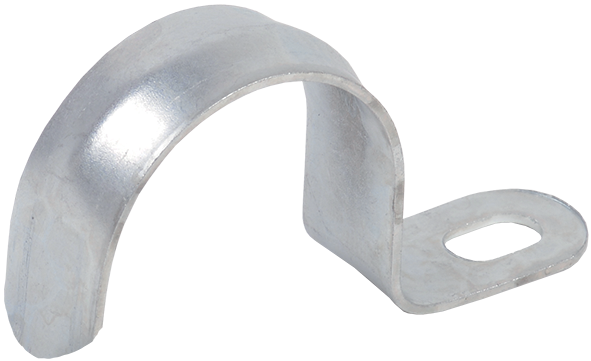 ELASTA Скоба металлическая однолапковая d=14-15мм с крепежным отверстием 6х4 IEK