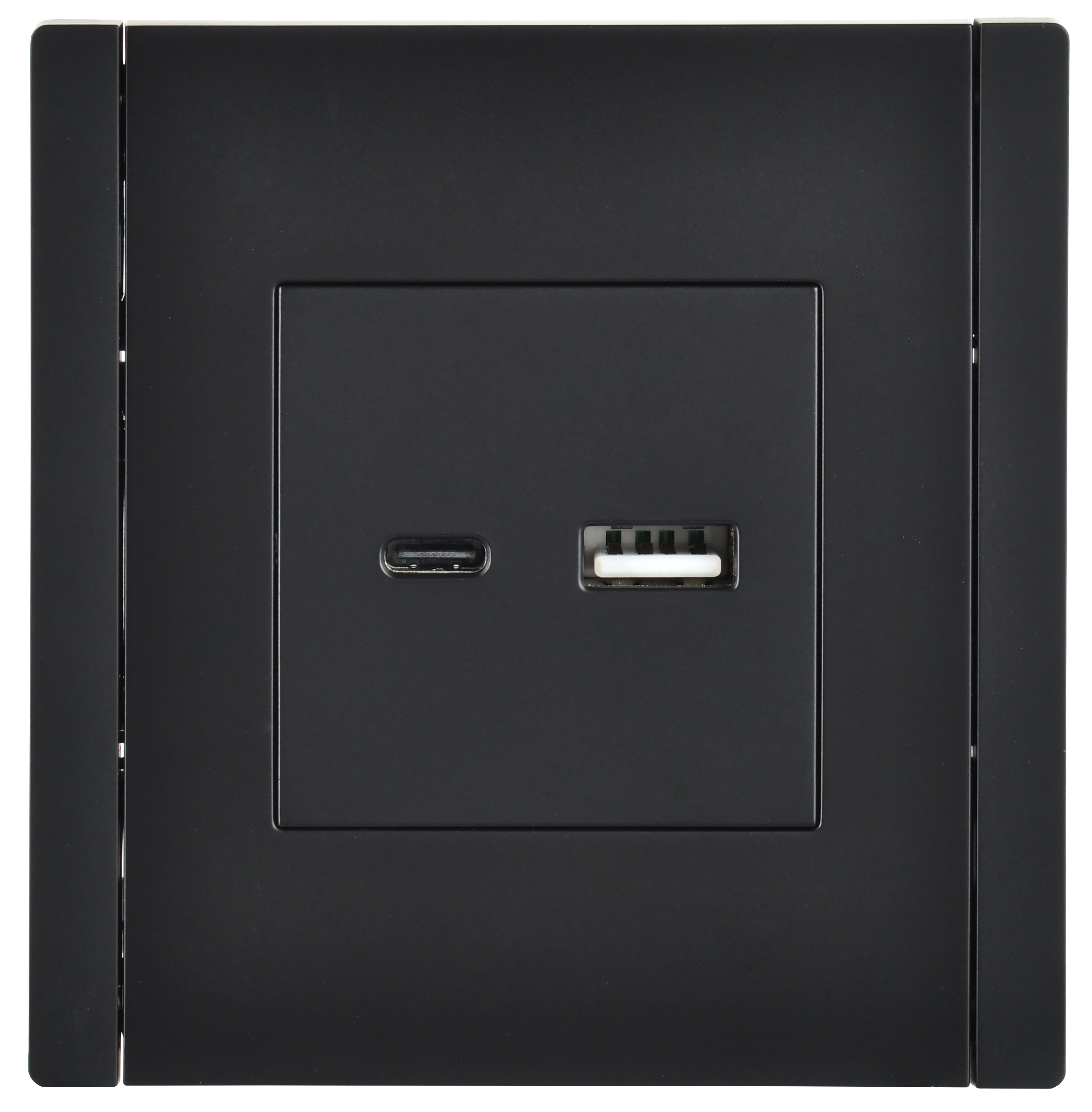 FORTE&PIANO Розетка USB A+C 3,1А FP150 черный IEK