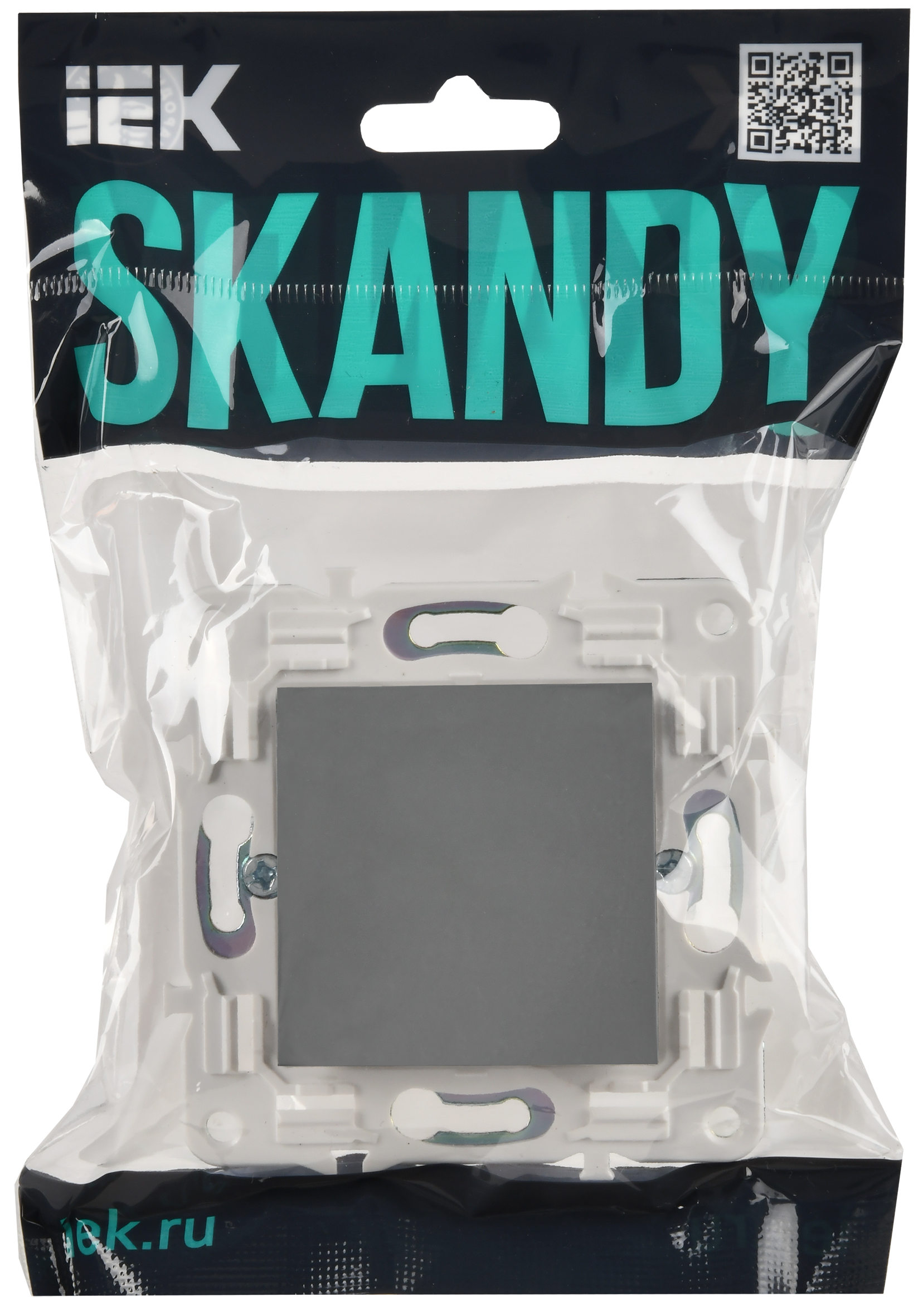 SKANDY Заглушка с суппортом SK-C01Gr серый IEK