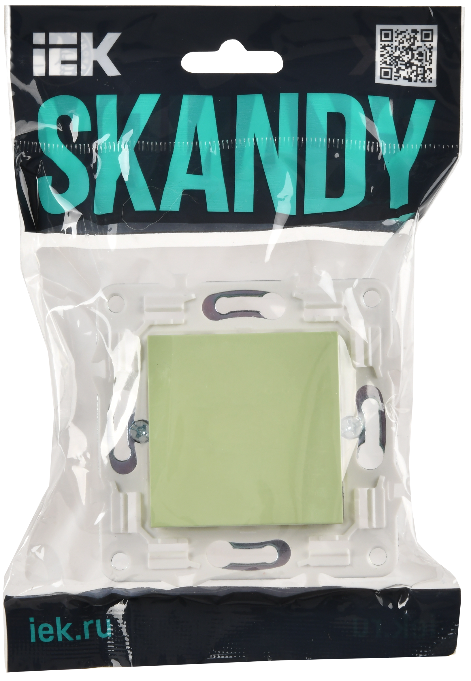 SKANDY Заглушка с суппортом SK-C01G мятный IEK