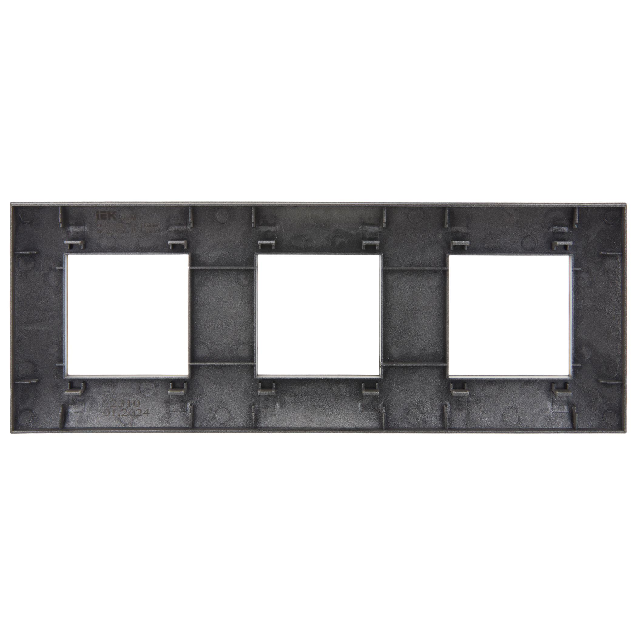 SKANDY Рамка 3-местная SK-F03Sh шампань IEK