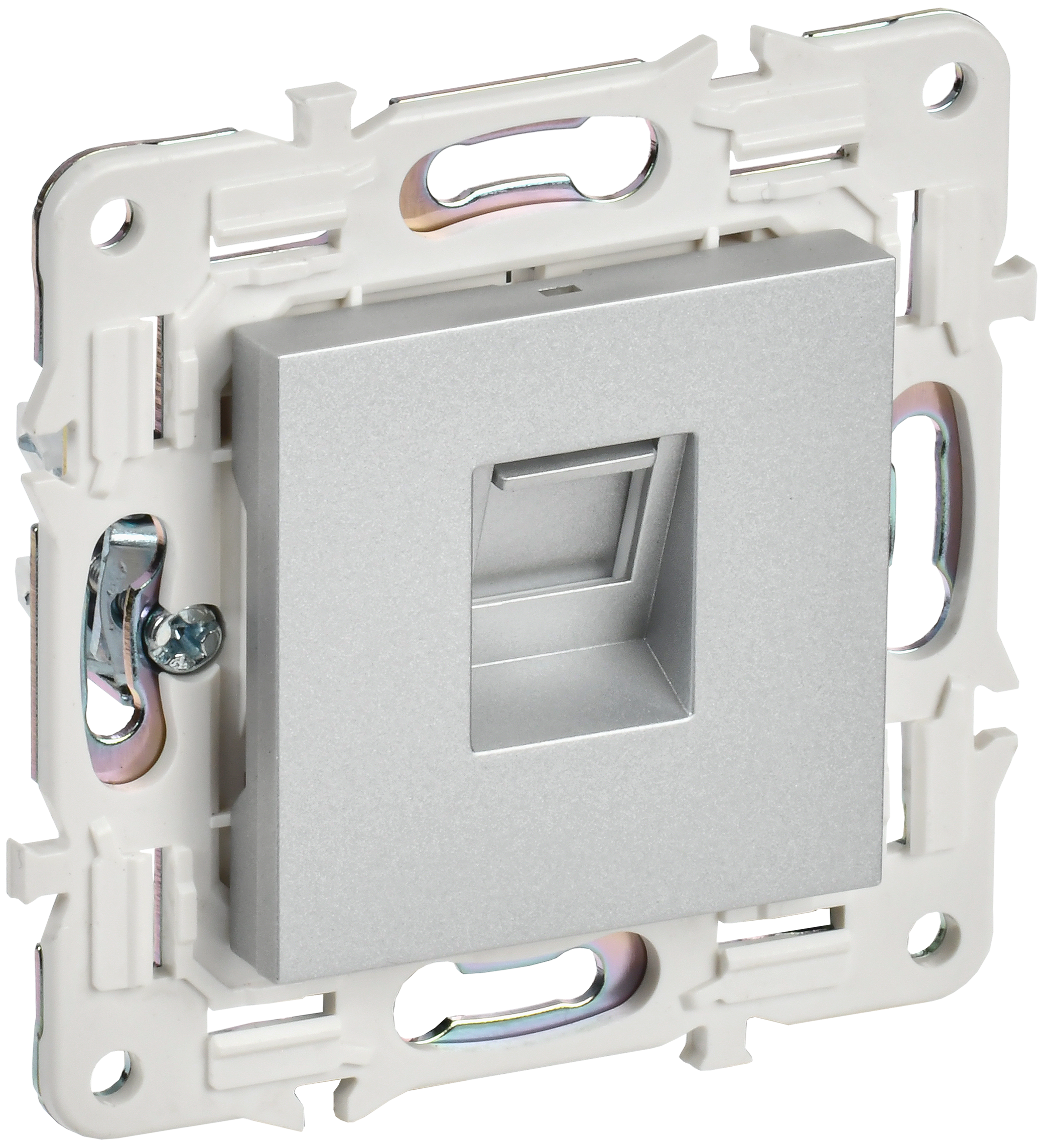 SKANDY Розетка компьютерная RJ45 кат.5E SK-K01S серебряный IEK