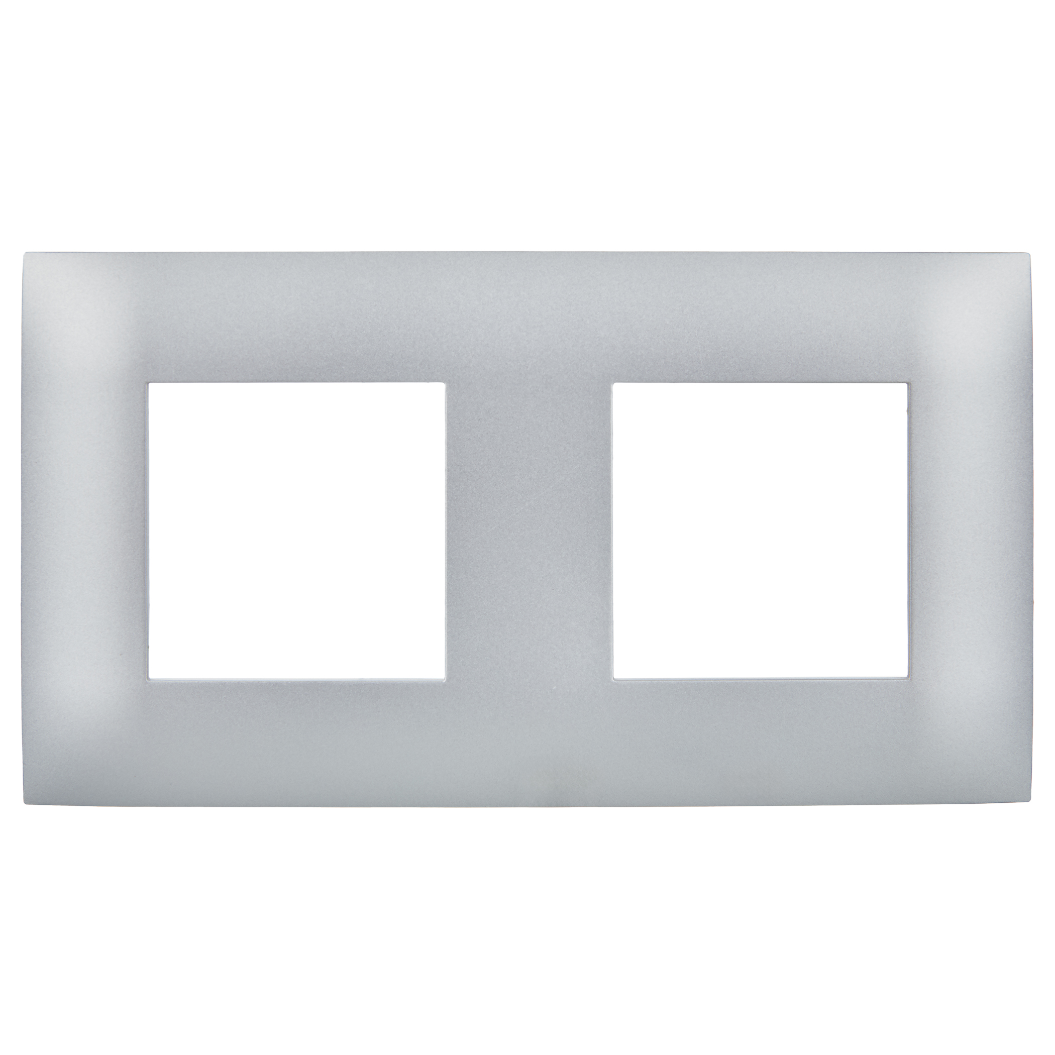 SKANDY Рамка 2-местная SK-F02S серебряный IEK