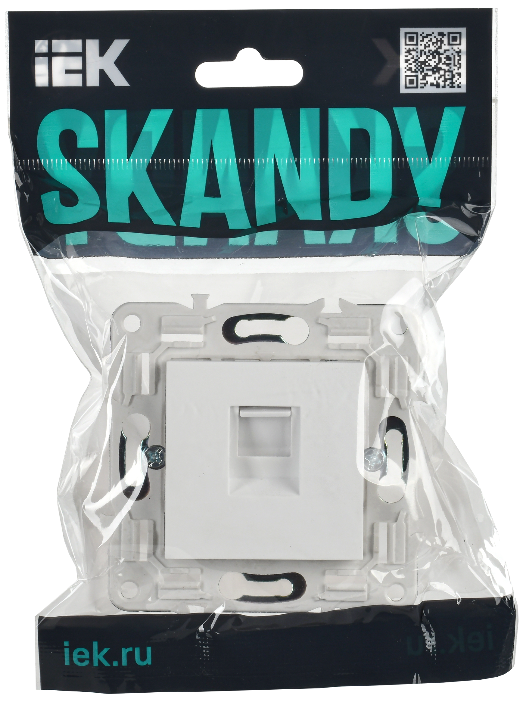 SKANDY Розетка компьютерная RJ45 кат.6 SK-K02W арктический белый IEK