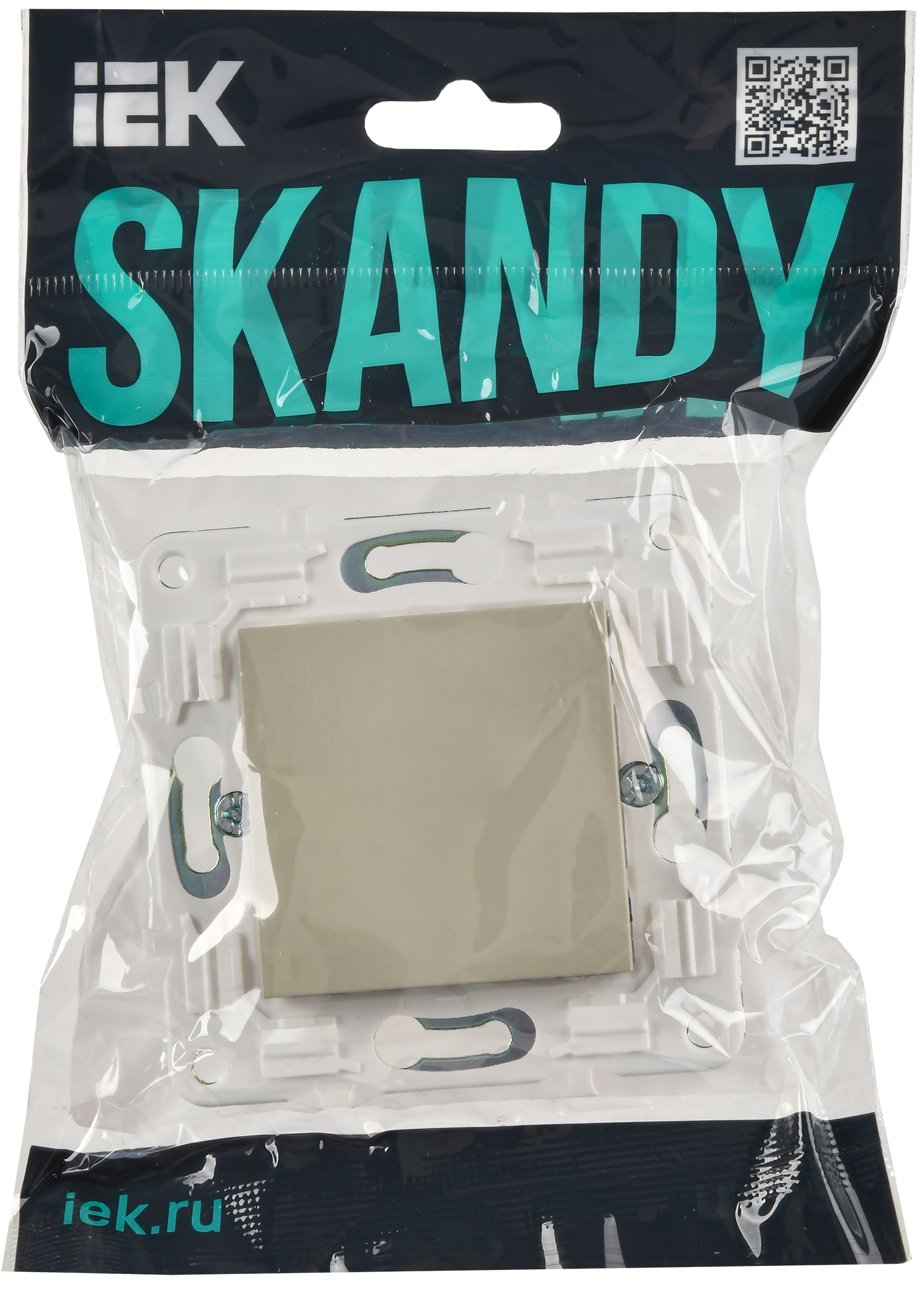 SKANDY Заглушка с суппортом SK-C01B бежевый IEK