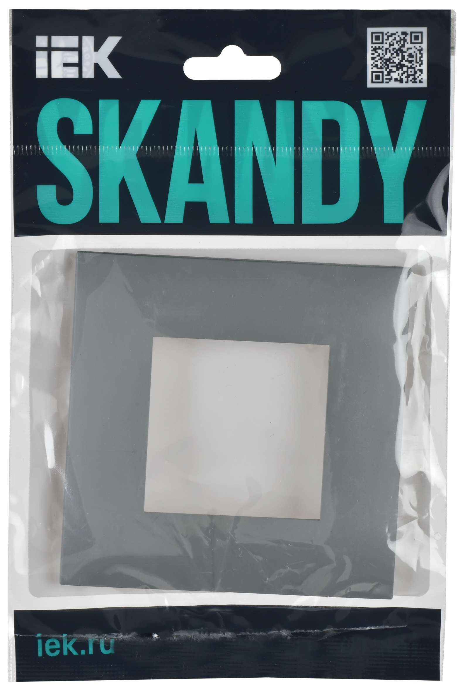 SKANDY Рамка 1-местная SK-F01Gr серый IEK