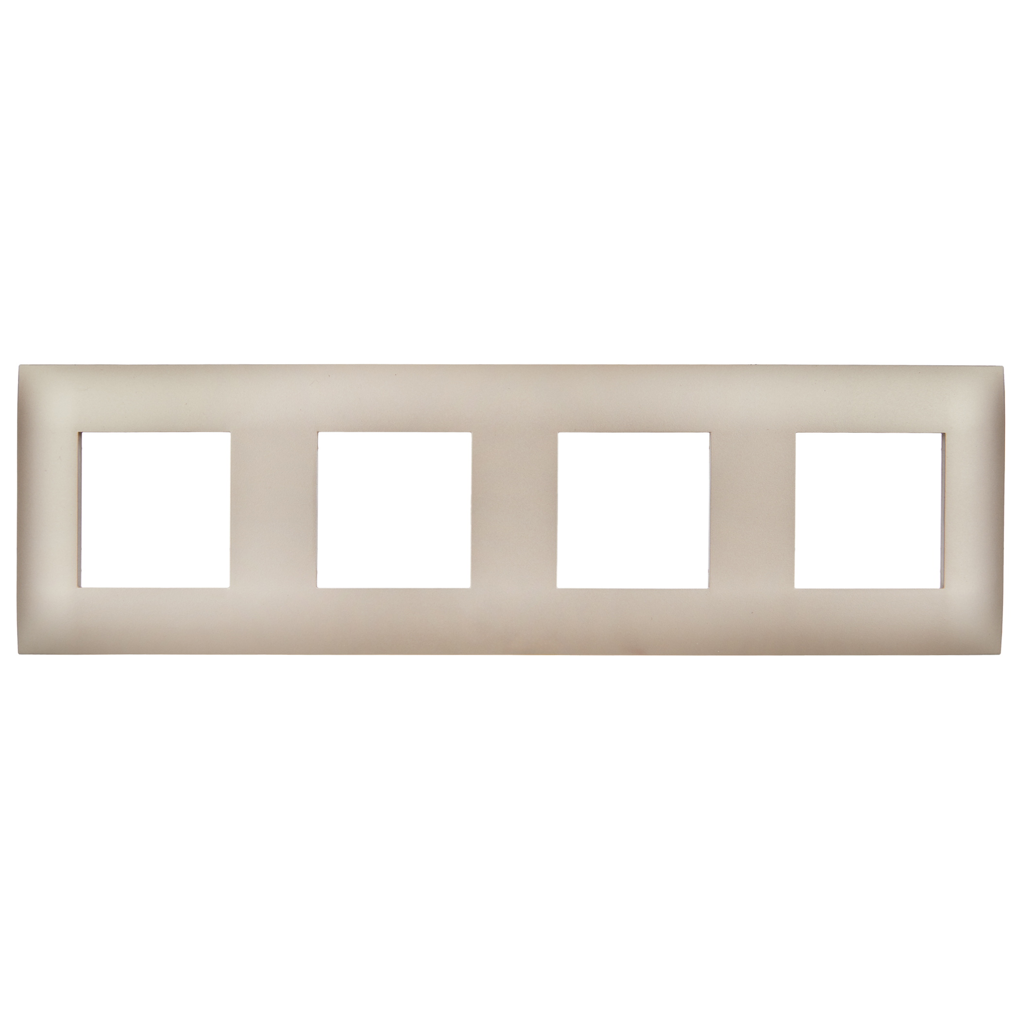 SKANDY Рамка 4-местная SK-F04Sa песочный IEK