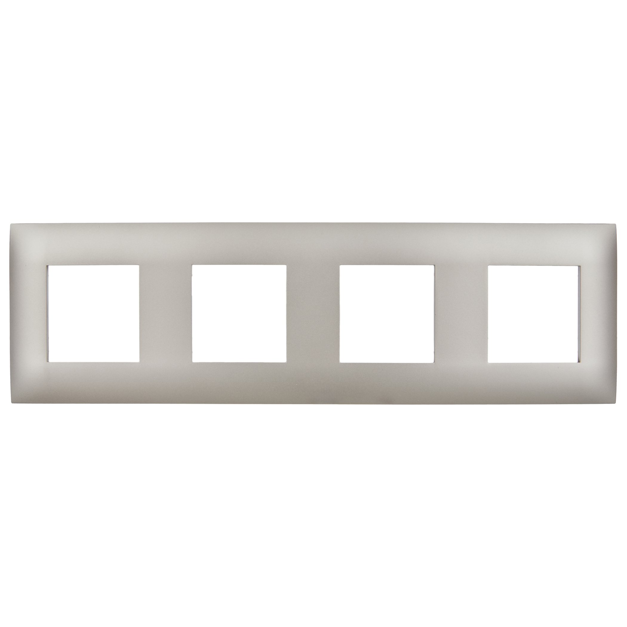 SKANDY Рамка 4-местная SK-F04Sh шампань IEK