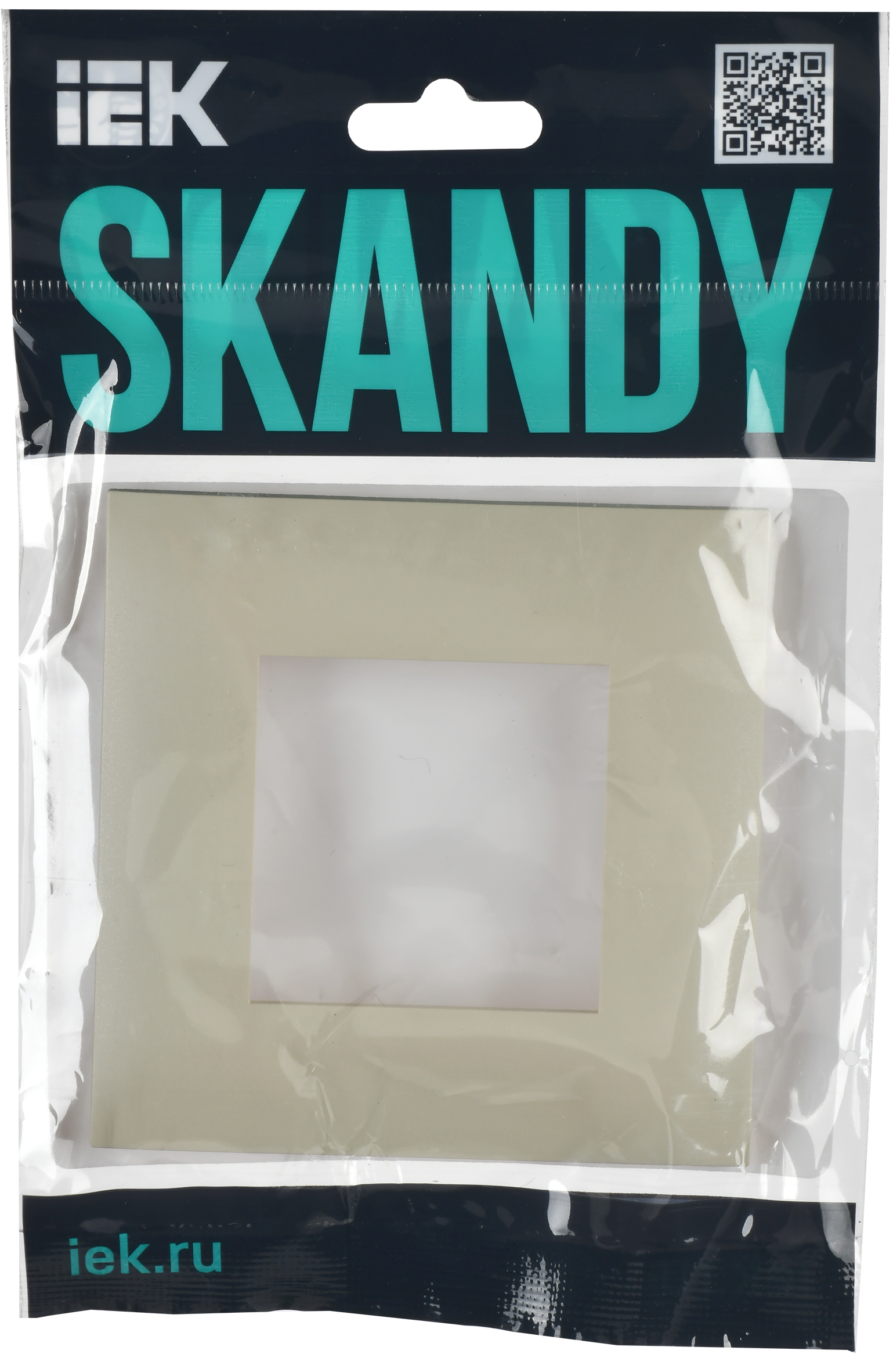 SKANDY Рамка 1-местная SK-F01B бежевый IEK