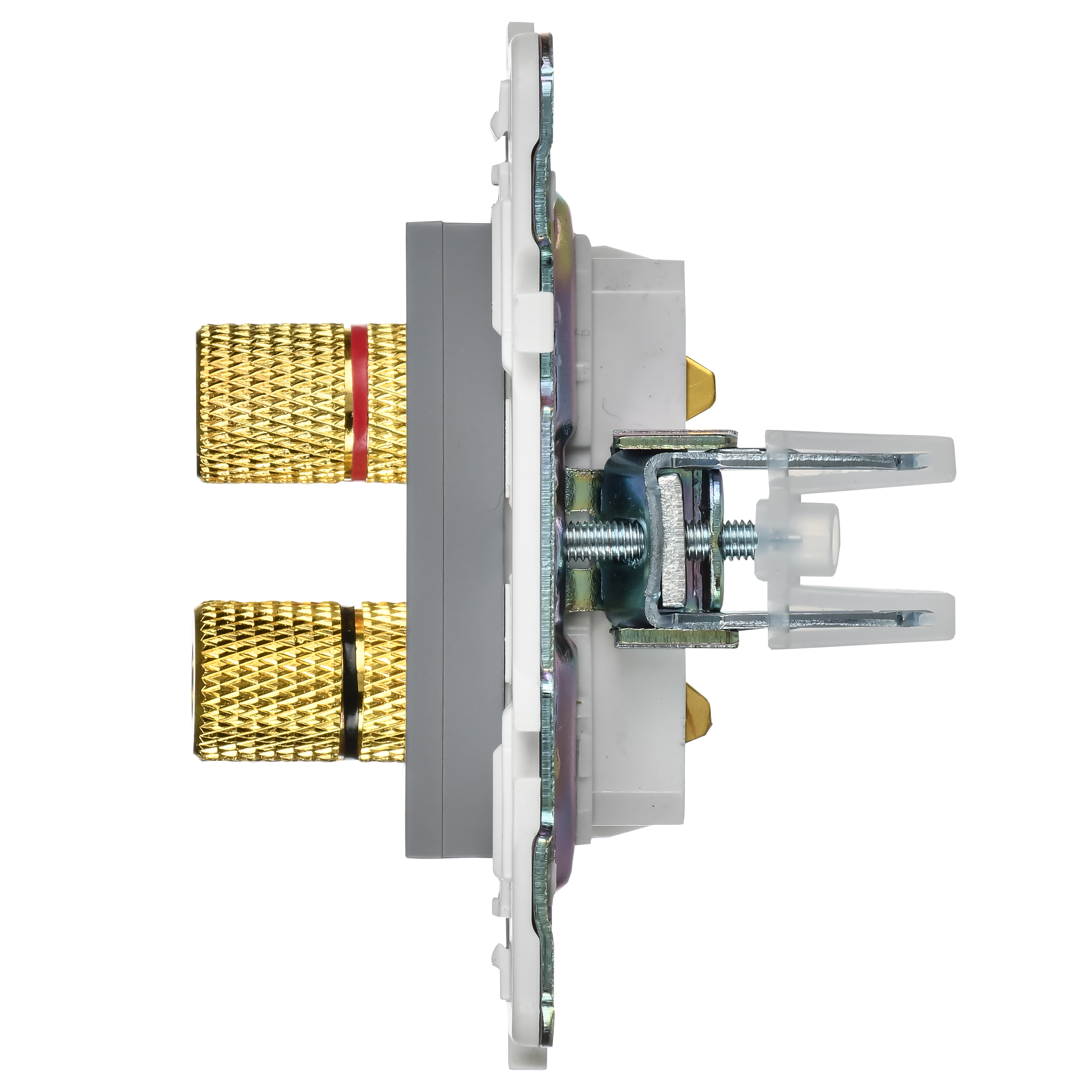 SKANDY Аудиорозетка 4-местная SK-A01Gr серый IEK