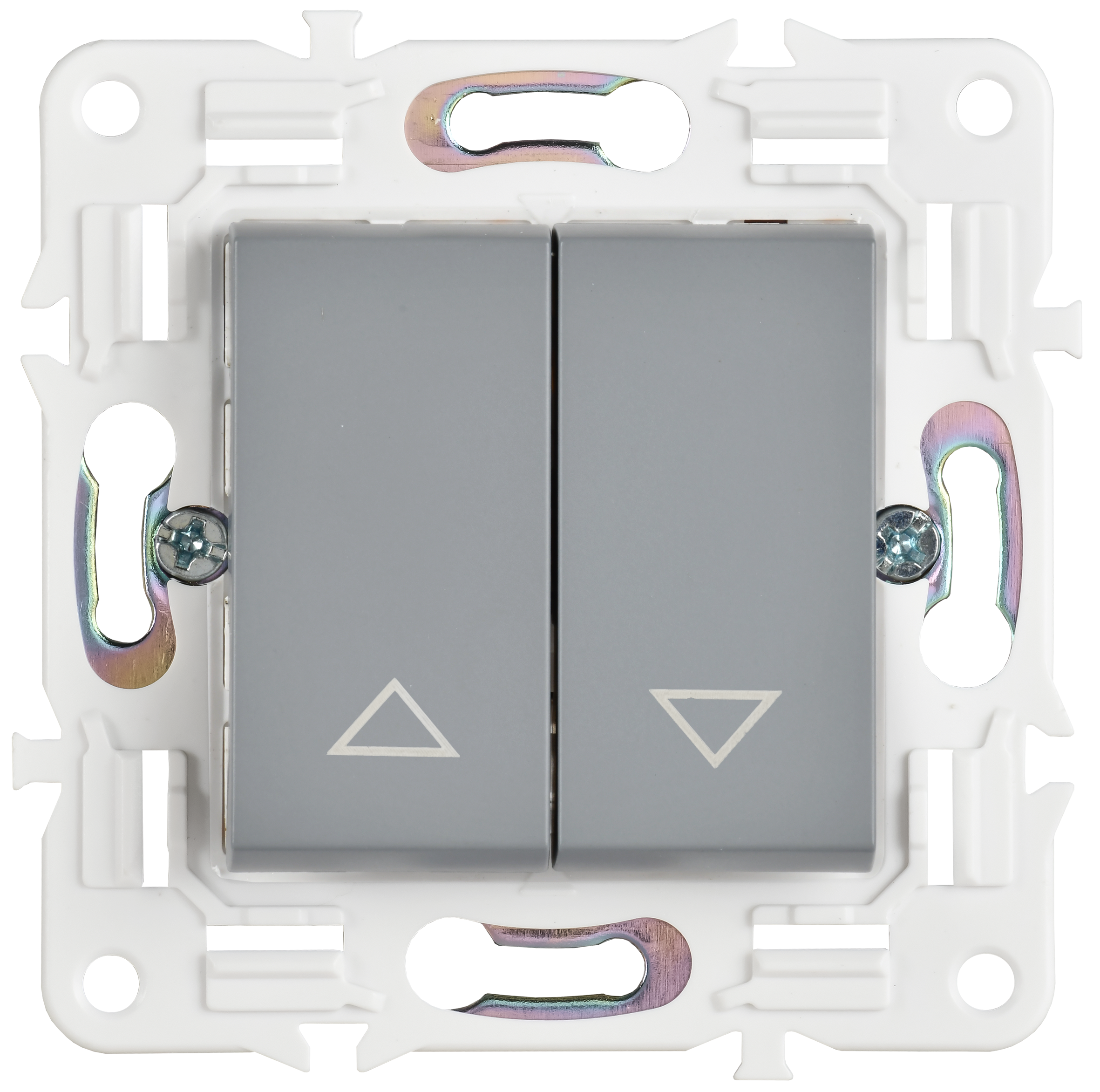 SKANDY Выключатель жалюзи 10А SK-V12Gr серый IEK