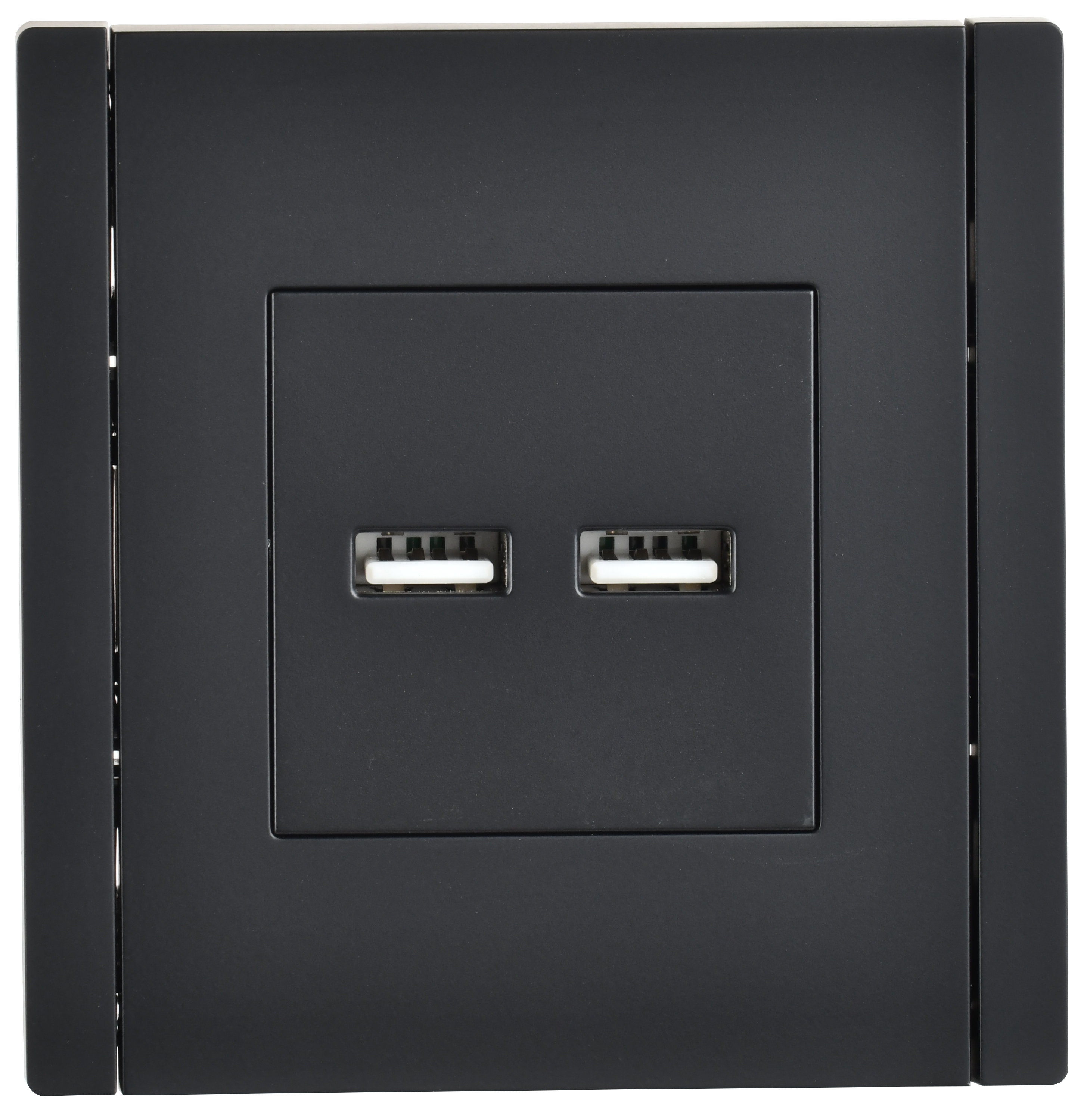 FORTE&PIANO Розетка USB A+A 3,1А FP149 черный IEK