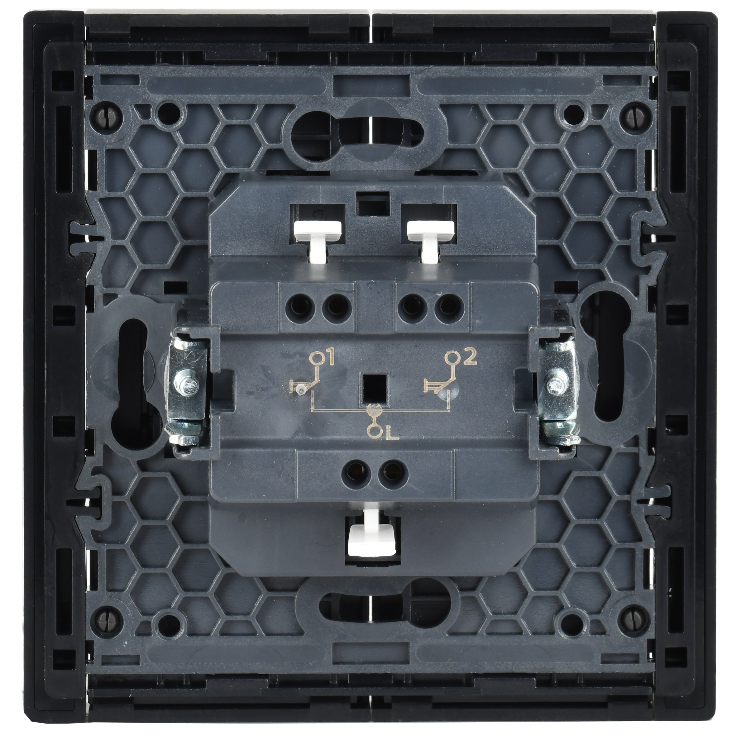 FORTE&PIANO Выключатель жалюзи 10А FP111 черный IEK