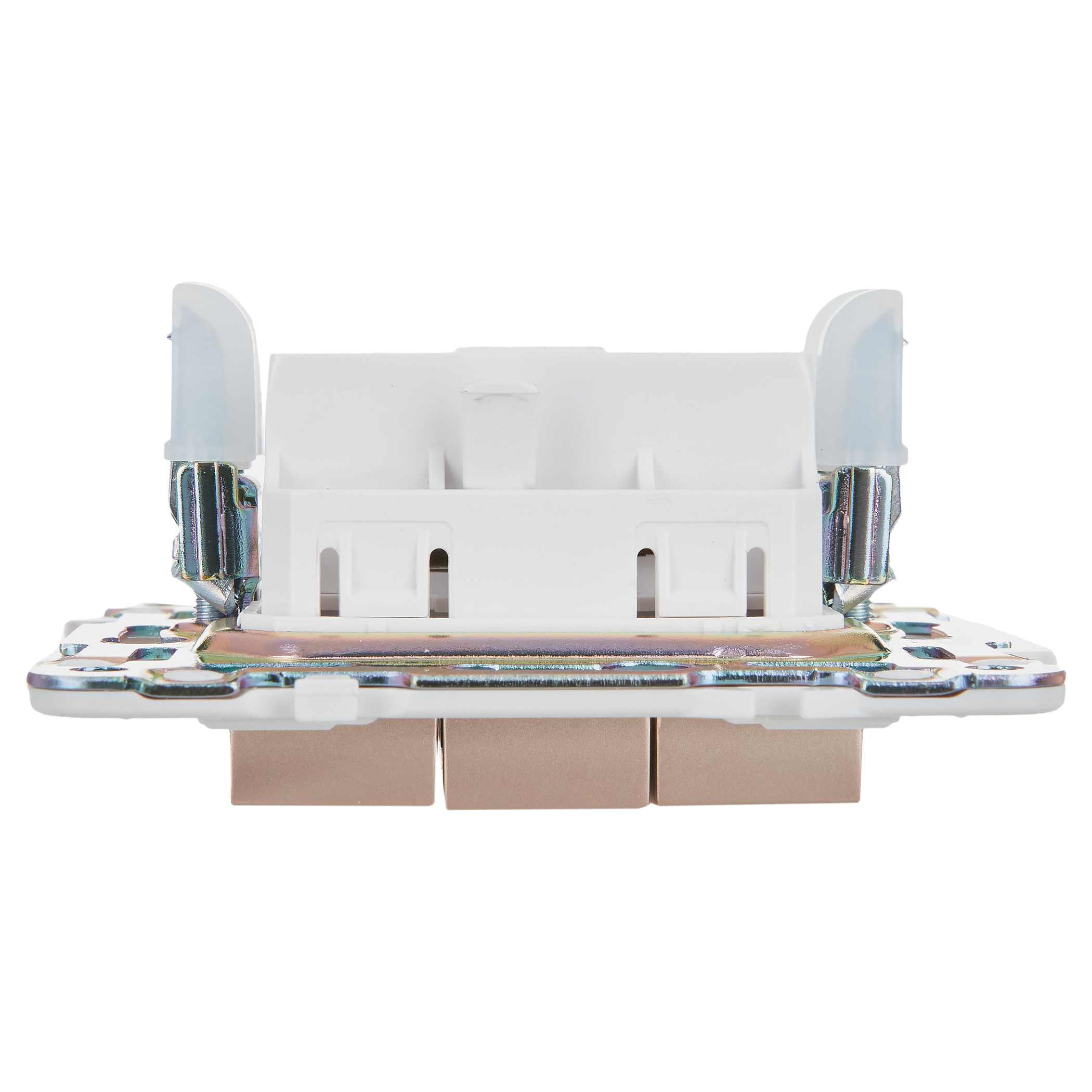 SKANDY Выключатель 3-клавишный 10А SK-V11Sa песочный IEK