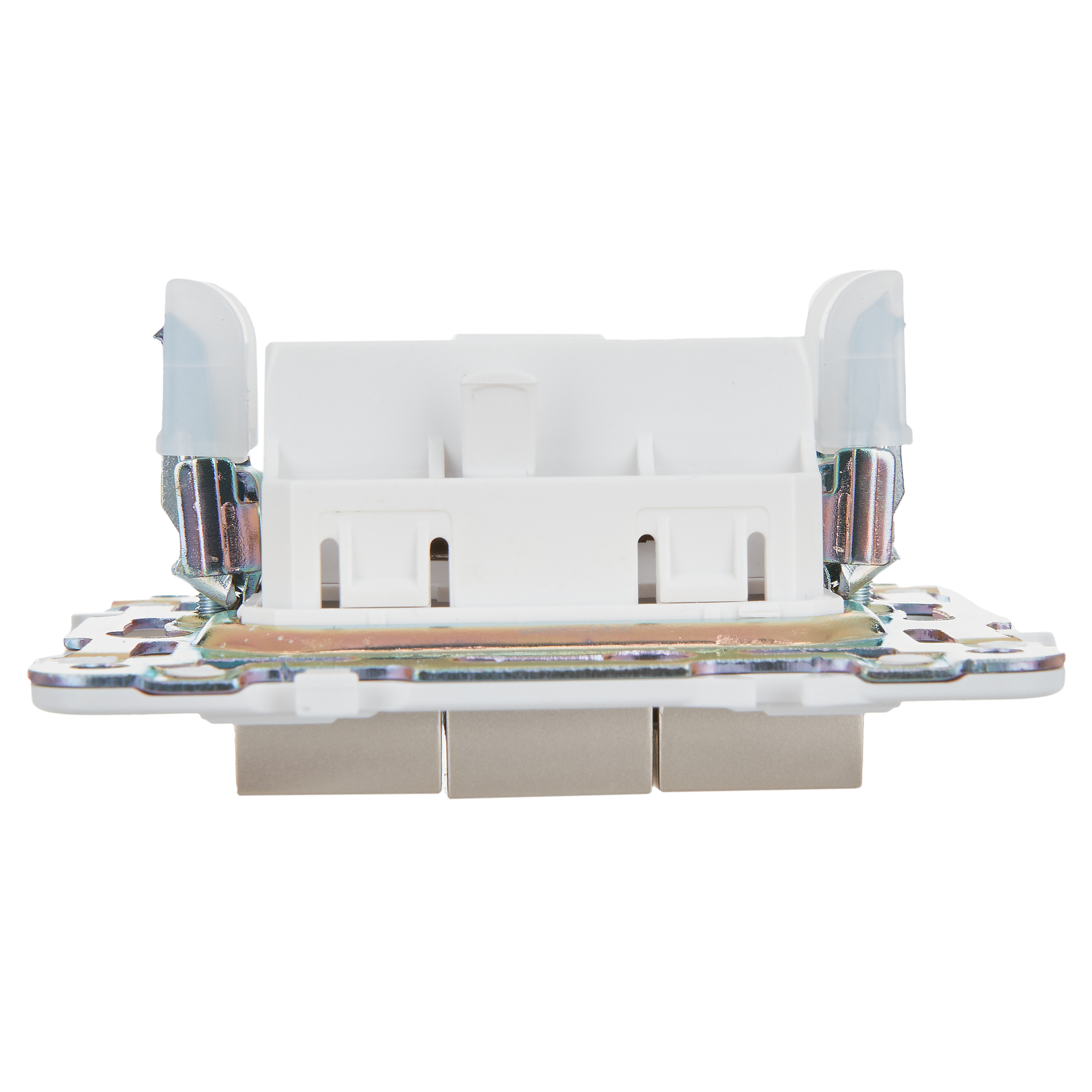 SKANDY Выключатель 3-клавишный 10А SK-V11Sh шампань IEK