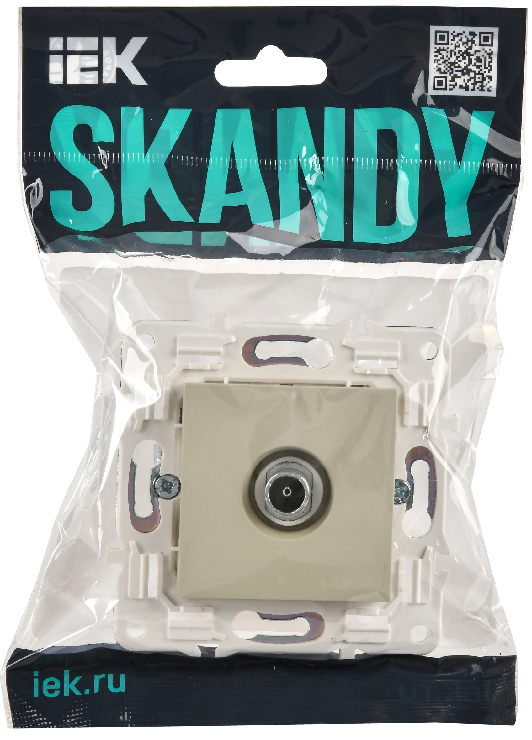 SKANDY Розетка TV оконечная SK-A12B бежевый IEK