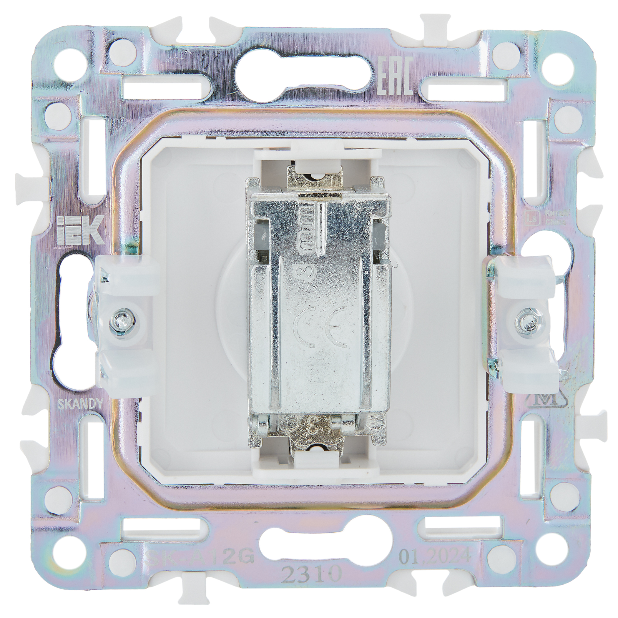 SKANDY Розетка TV оконечная SK-A12G графит IEK