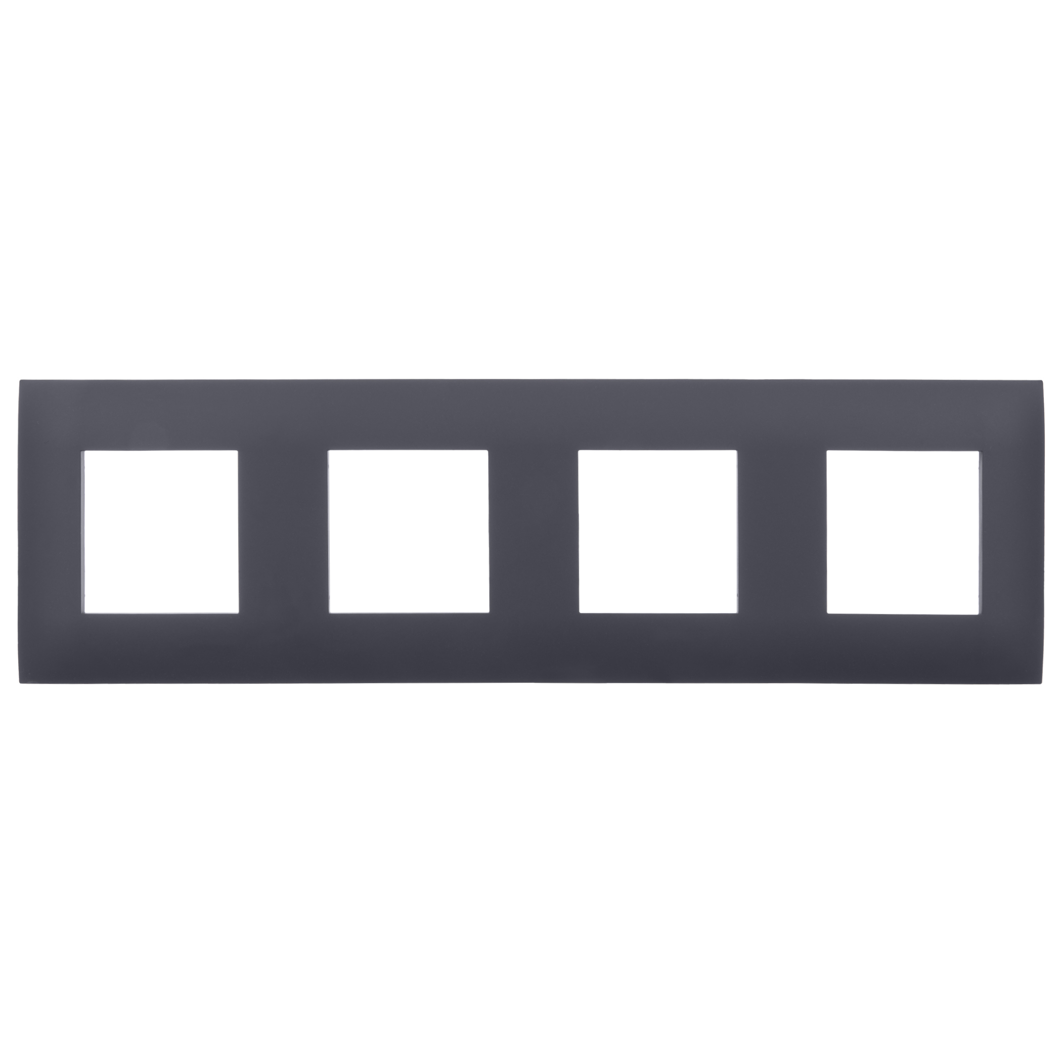 SKANDY Рамка 4-местная SK-F04G графит IEK