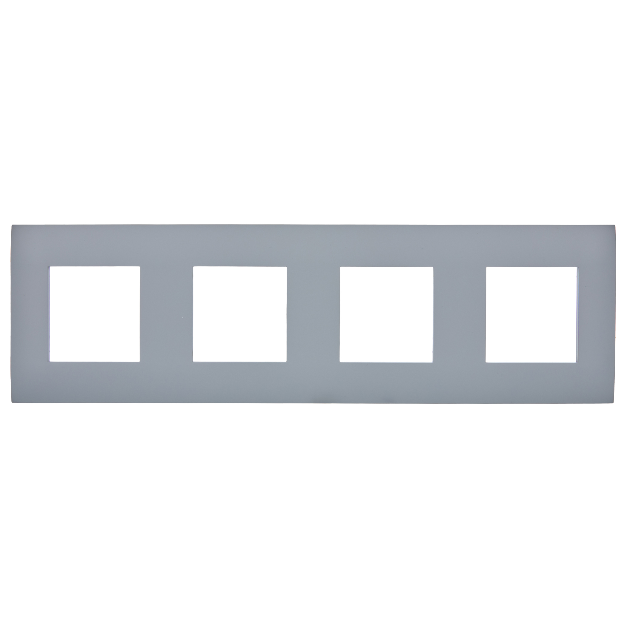 SKANDY Рамка 4-местная SK-F04Gr серый IEK