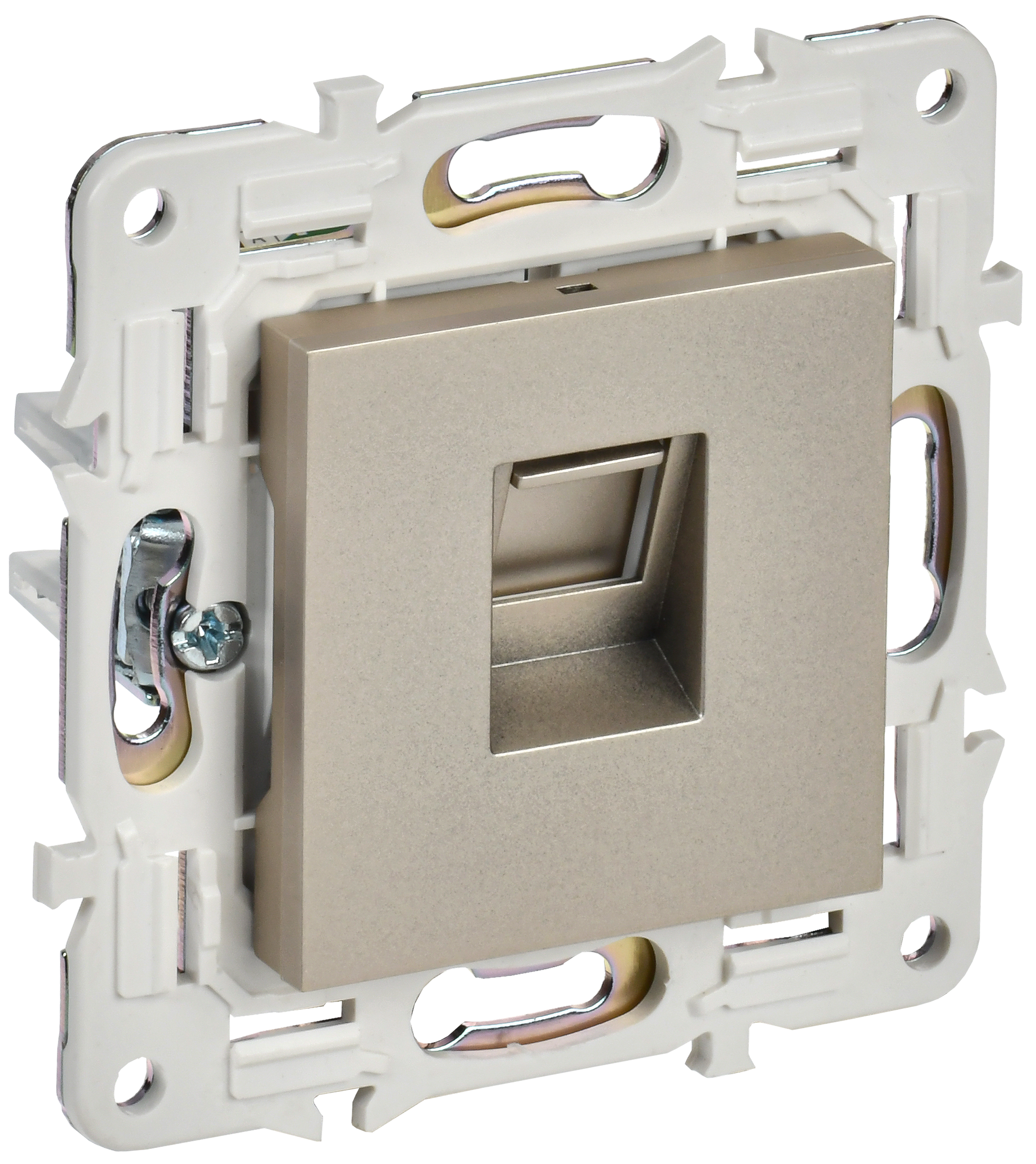 SKANDY Розетка компьютерная RJ45 кат.5E SK-K01Sh шампань IEK