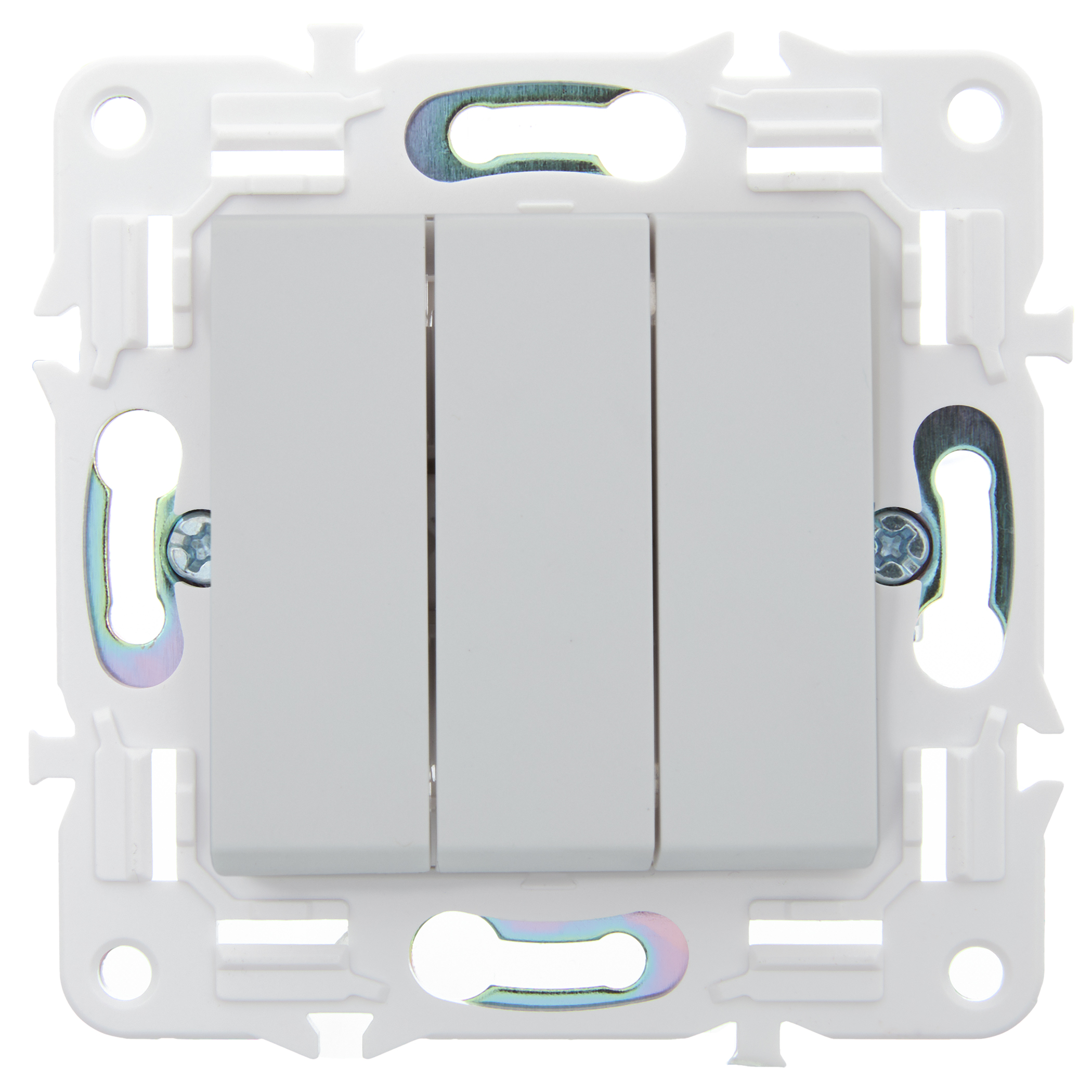 SKANDY Выключатель 3-клавишный 10А SK-V11W арктический белый IEK