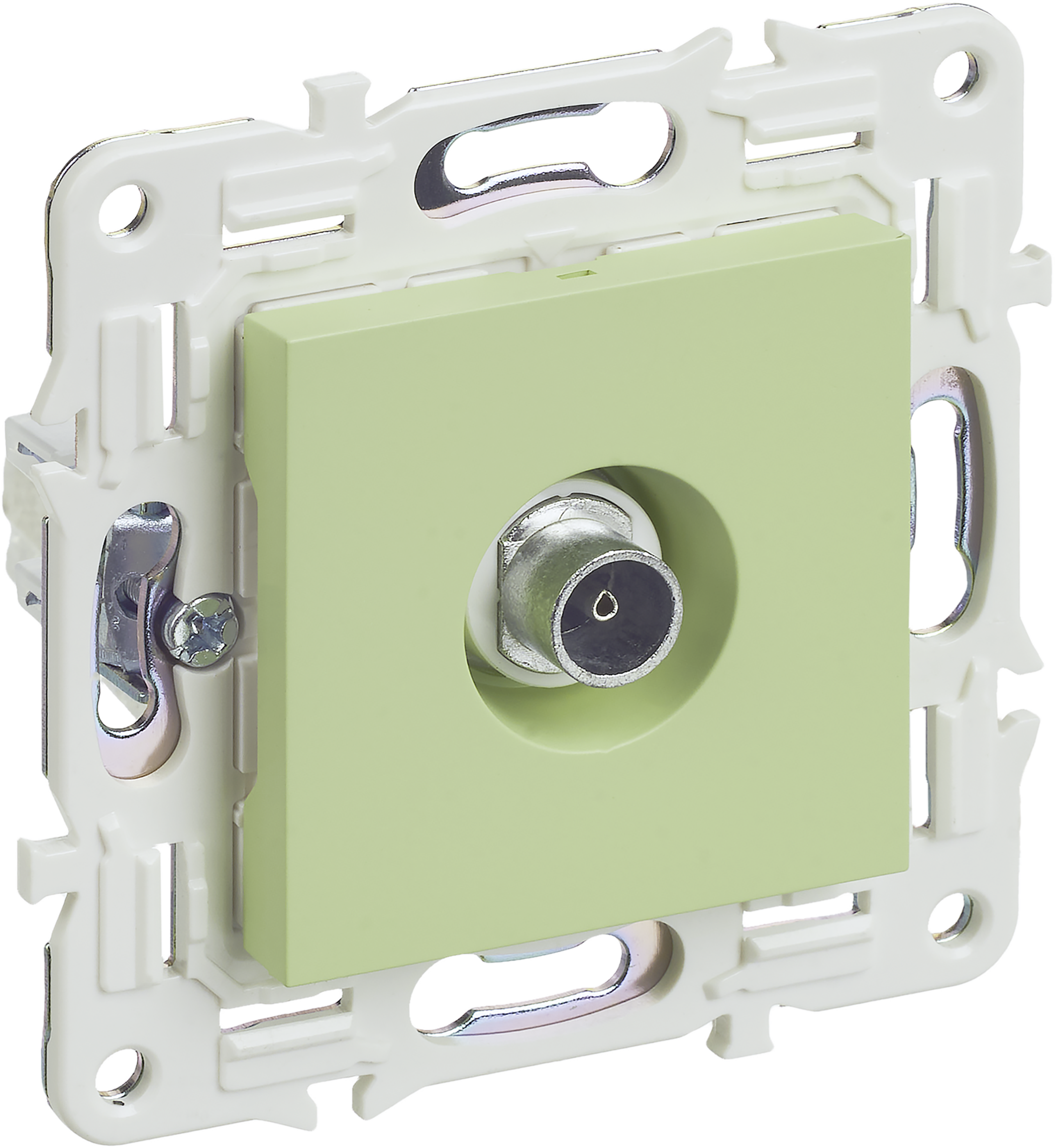 SKANDY Розетка TV оконечная SK-A12G мятный IEK