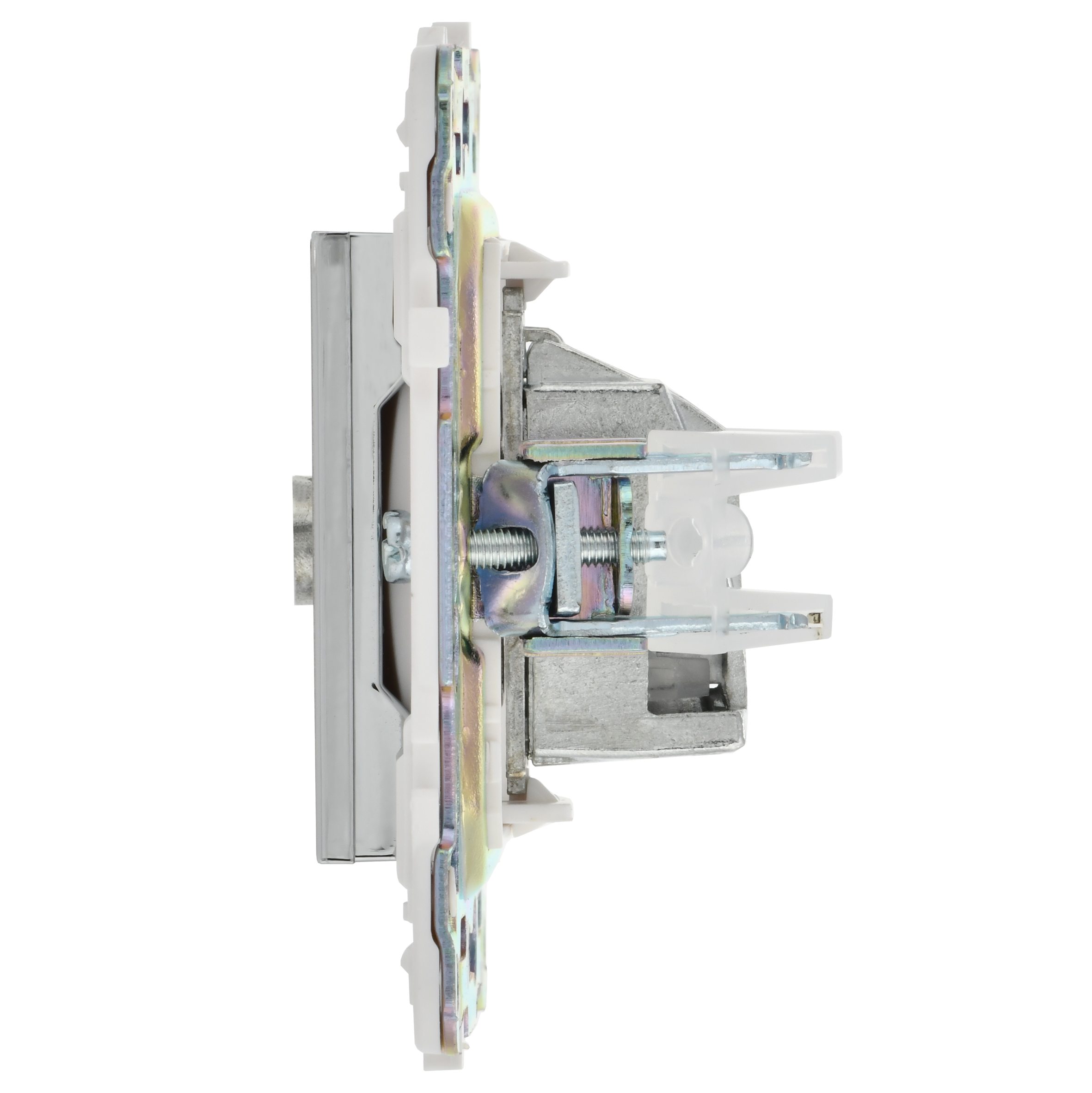 SKANDY Розетка TV оконечная SK-A12N металл никель IEK