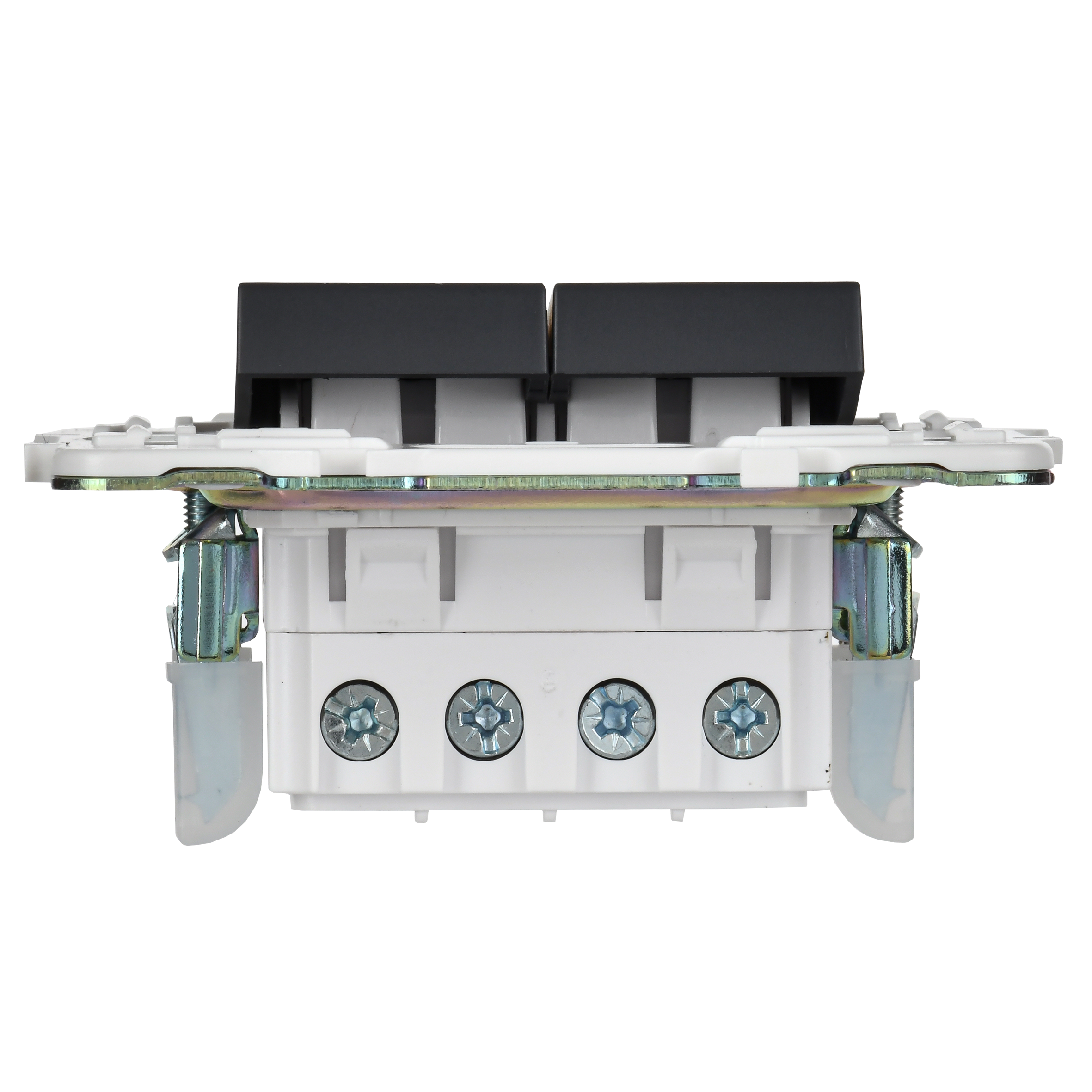 SKANDY Выключатель 2-клавишный перекрестный 10А SK-V06Bl черный IEK