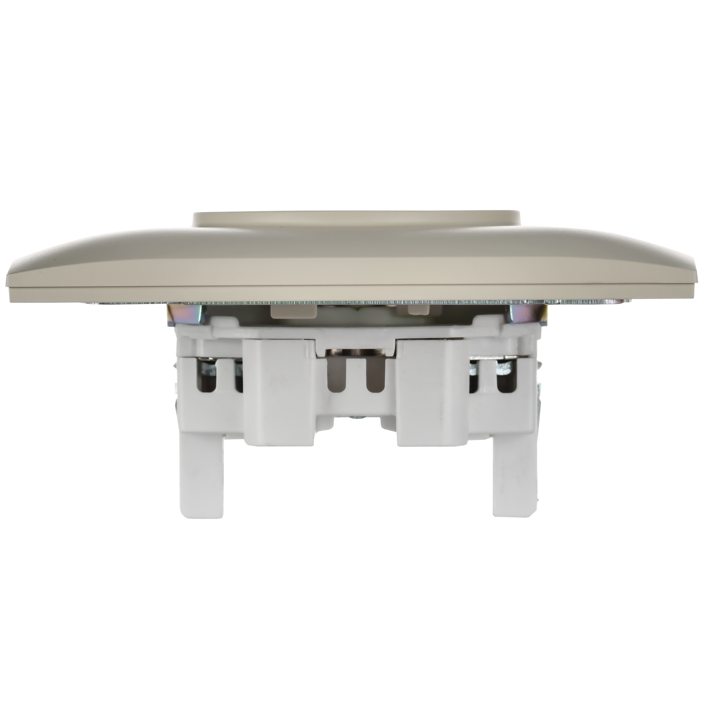 SKANDY Розетка 2-местная без заземления с защитными шторками 10А в сборе SK-R09B бежевый IEK