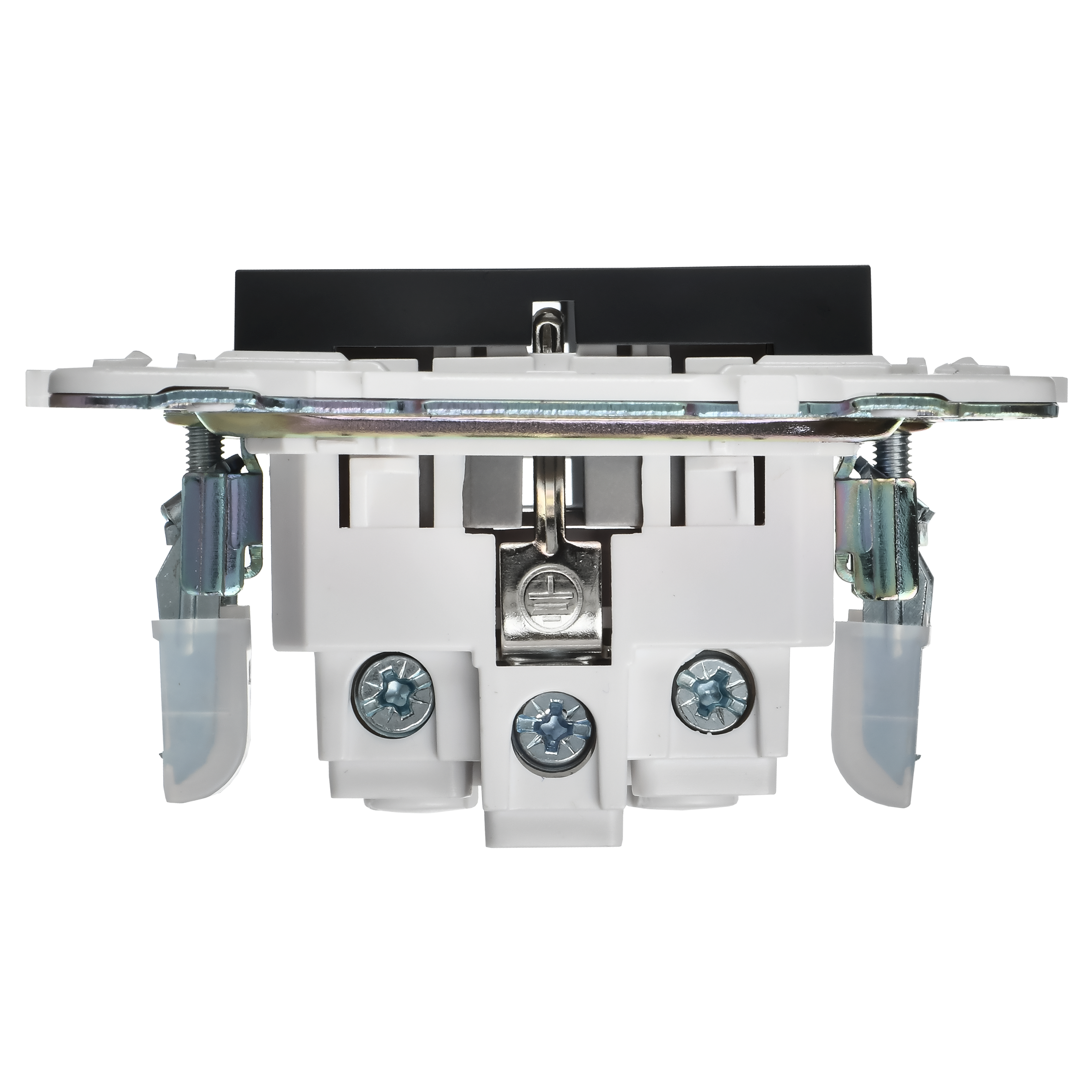 SKANDY Розетка с заземлением с защитными шторками 16А SK-R04G графит IEK