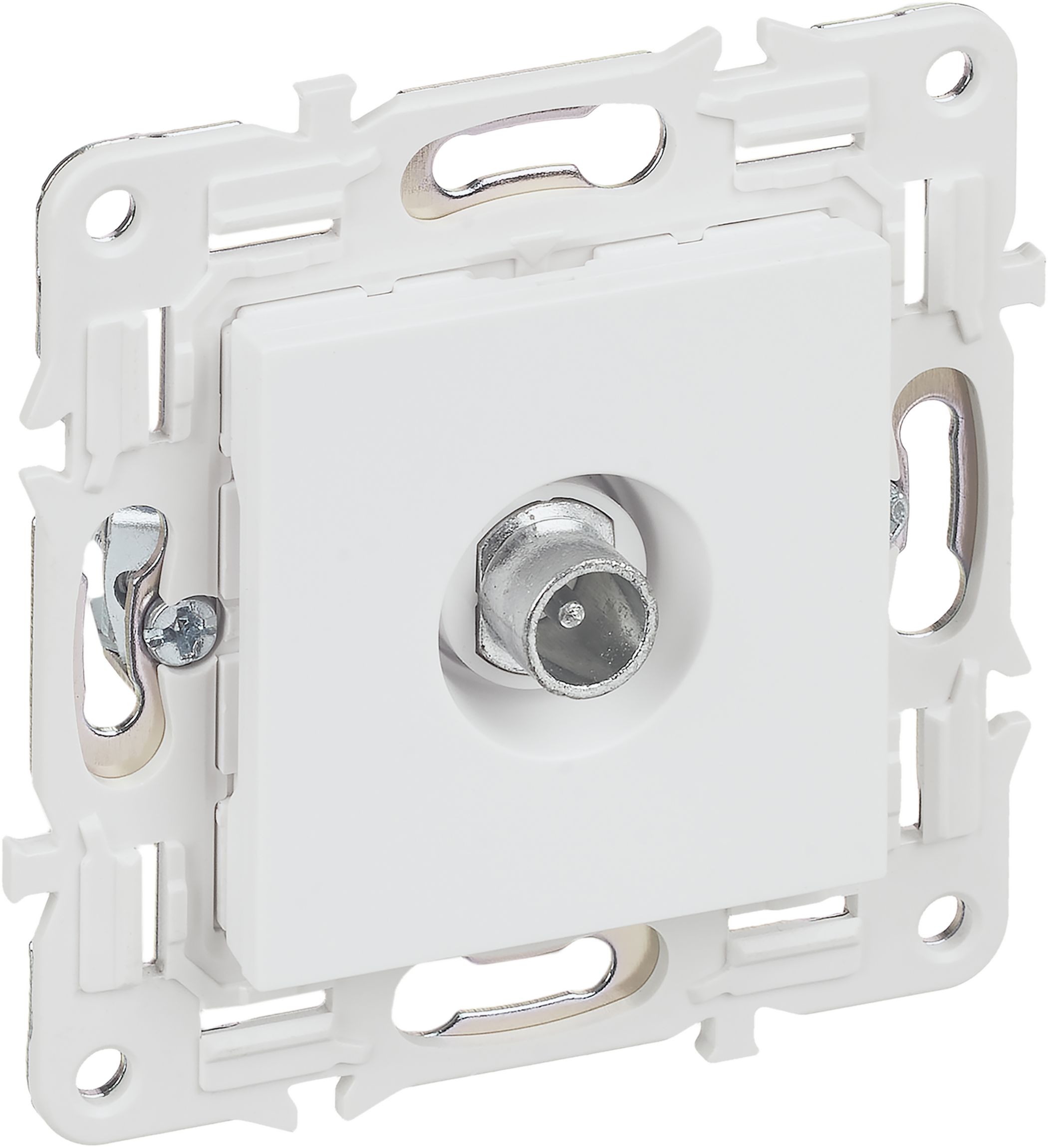 SKANDY Розетка TV проходная SK-A17W арктический белый IEK