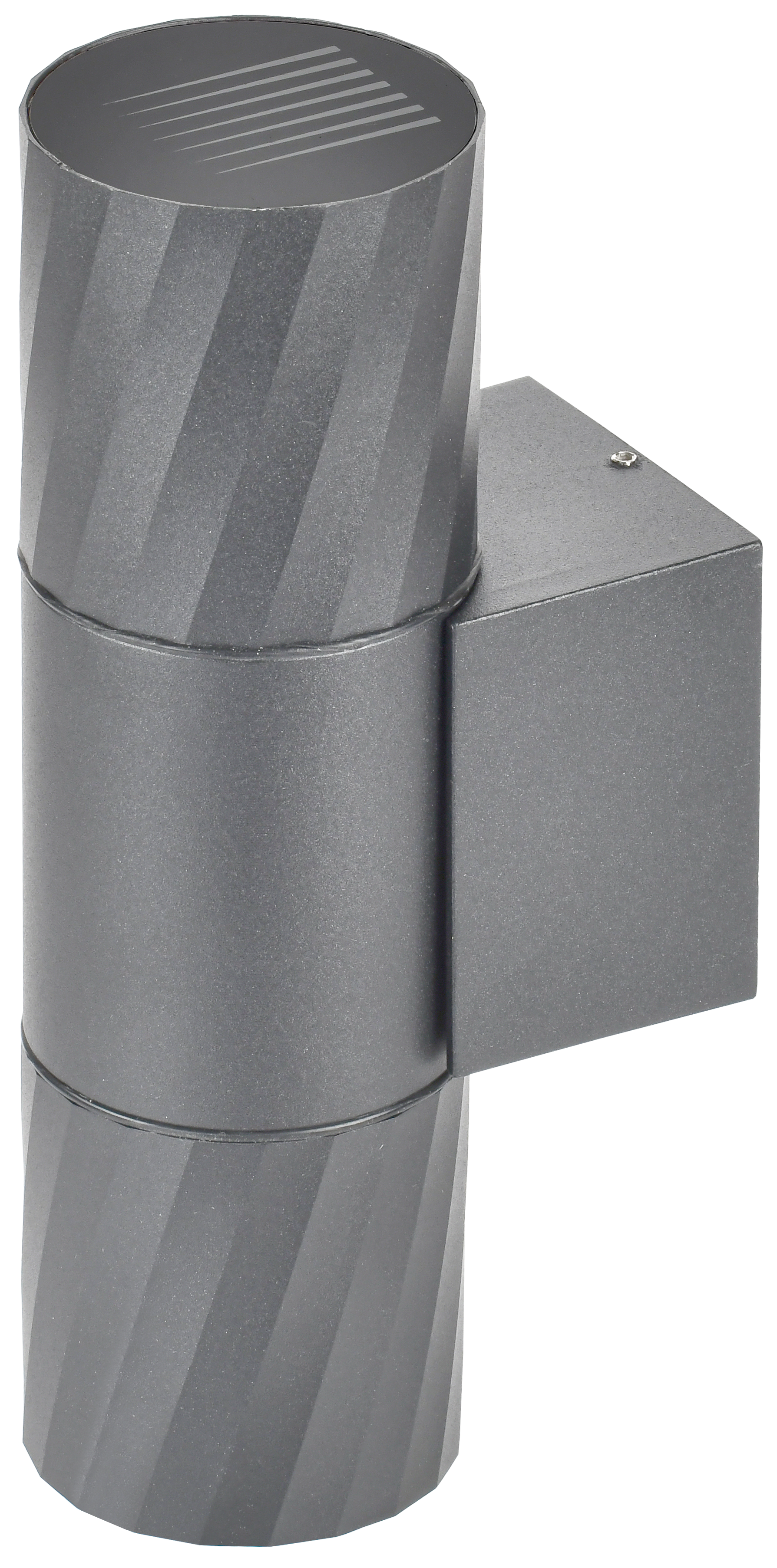 Светильник уличный 5221 настенный под лампу 2хGU10 IP65 серый IEK