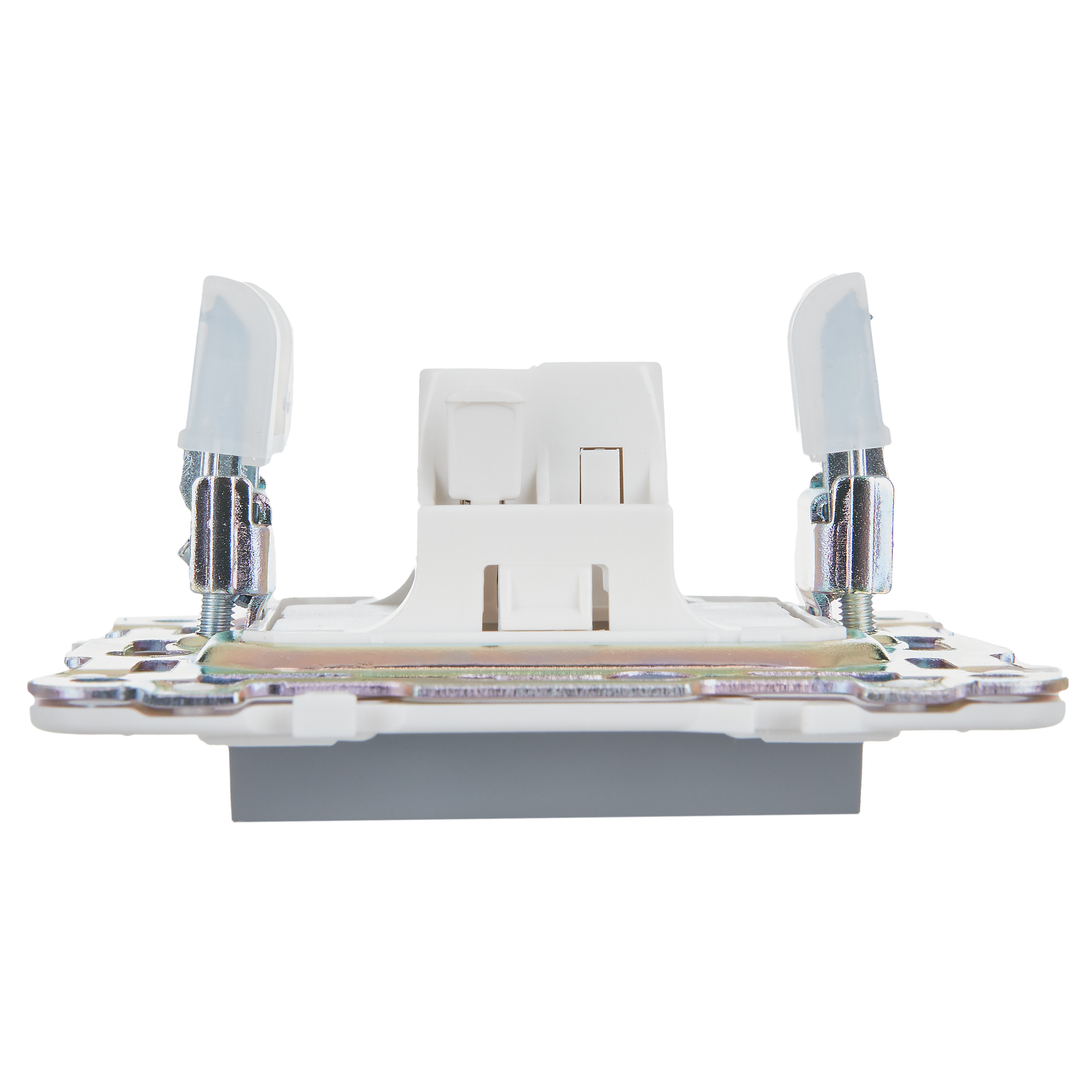 SKANDY Выключатель 1-клавишный кнопочный 10А SK-V14Gr серый IEK