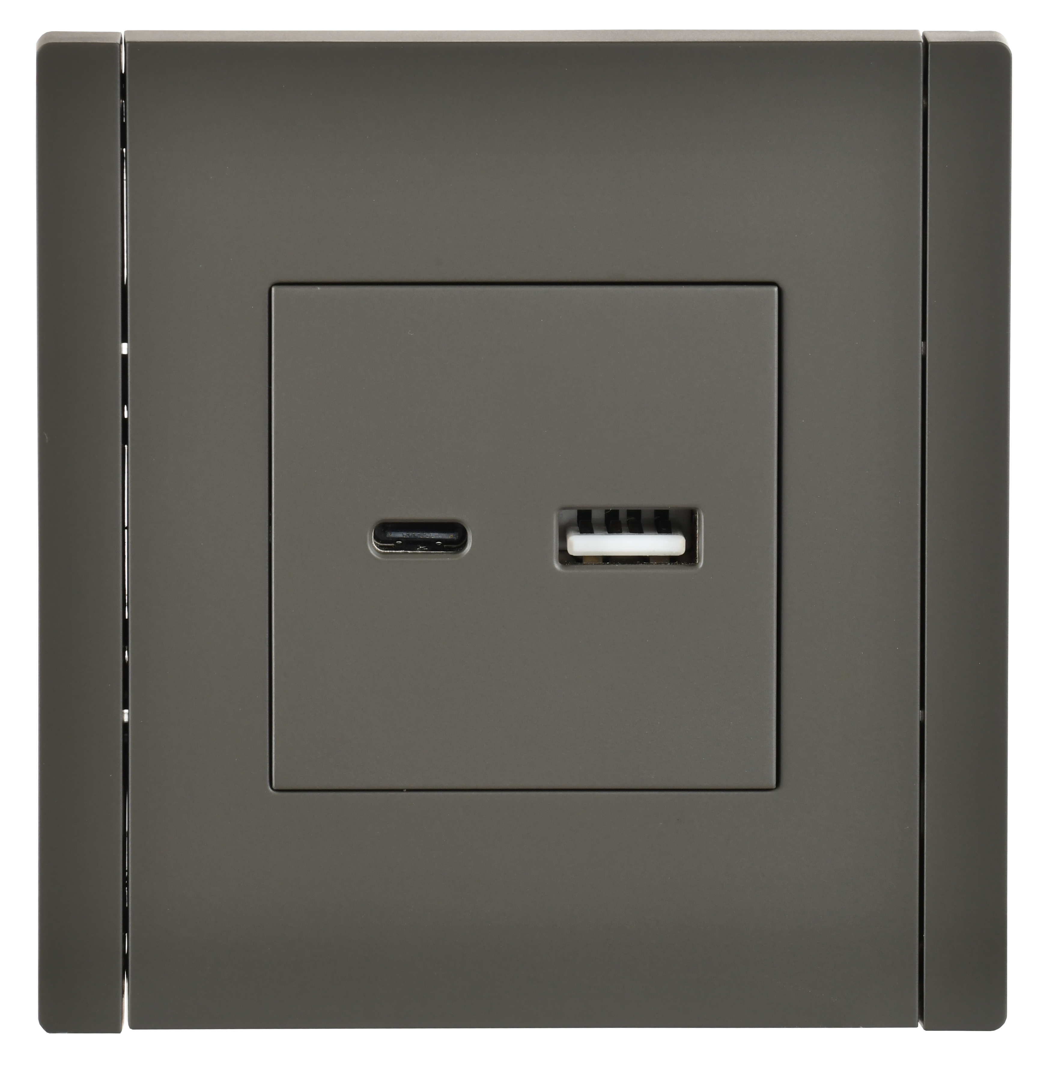 FORTE&PIANO Розетка USB A+C 3,1А FP350 серый IEK