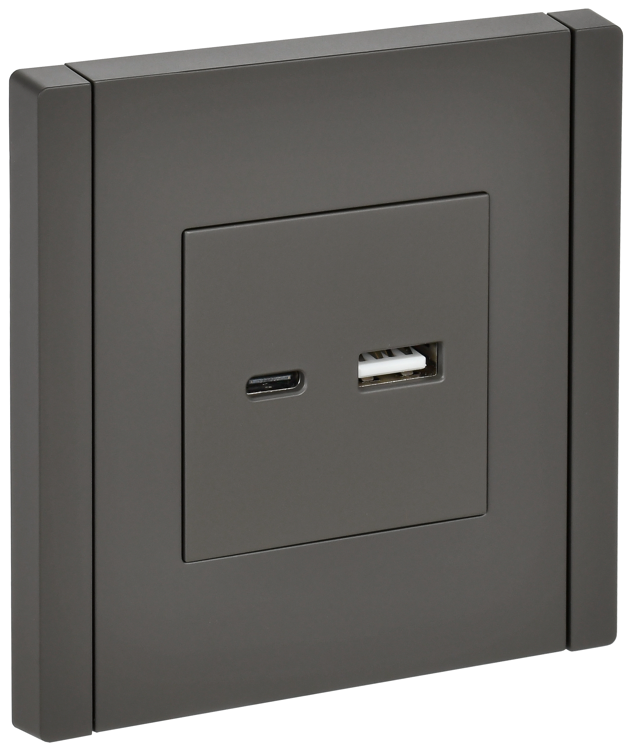 FORTE&PIANO Розетка USB A+C 3,1А FP350 серый IEK