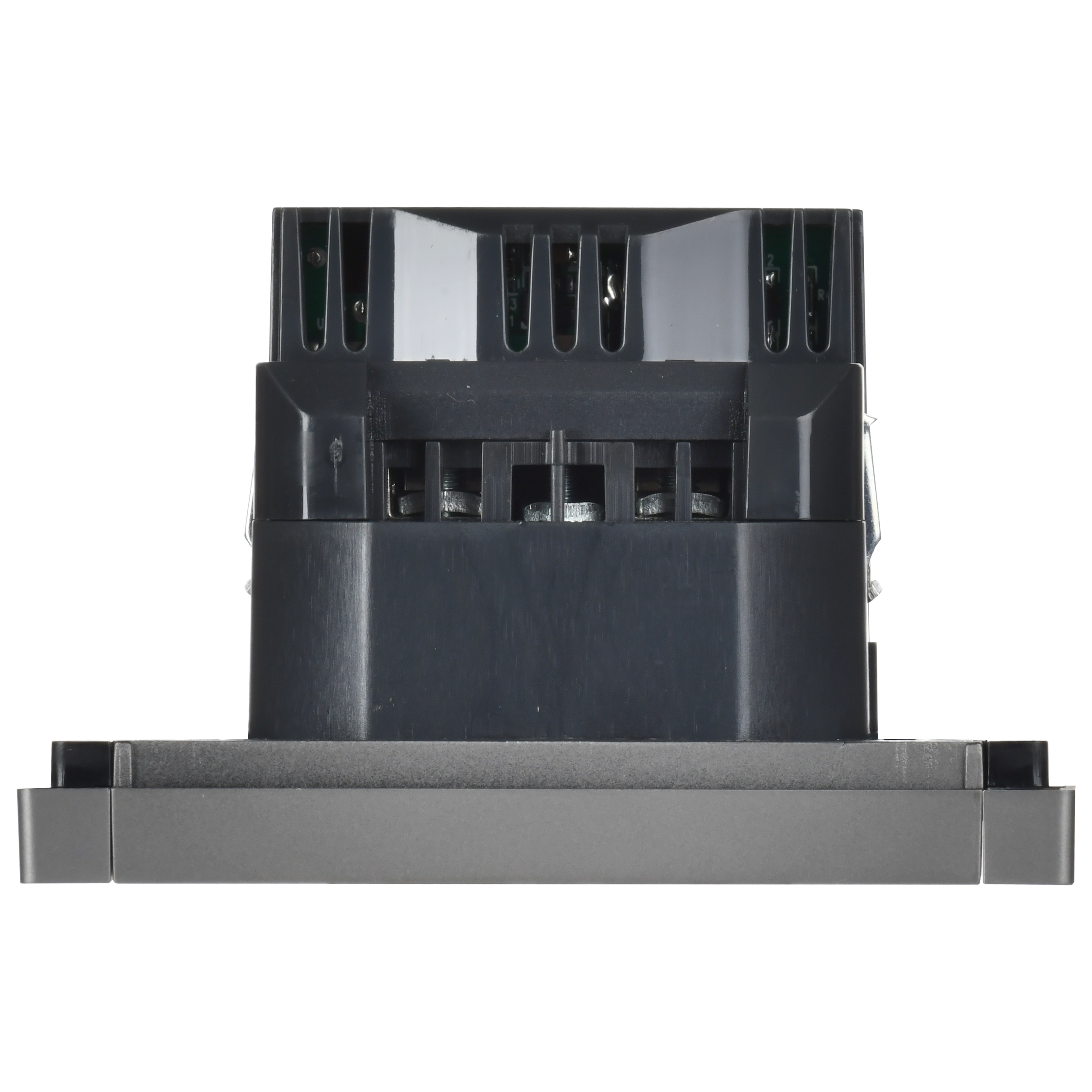 FORTE&PIANO Розетка 1-местная с заземлением с защитными шторками винтовое крепление 16А USB A+C 18Вт FP547 сталь IEK