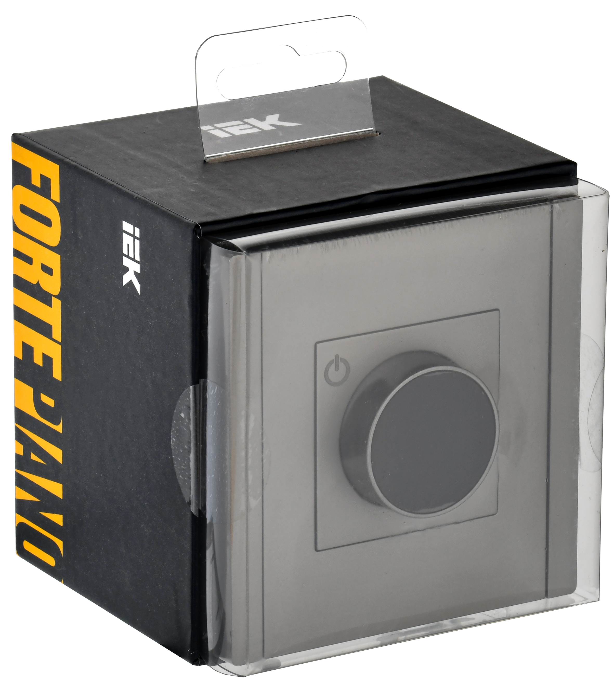 FORTE&PIANO Термостат электронный с индикацией FP552 сталь IEK